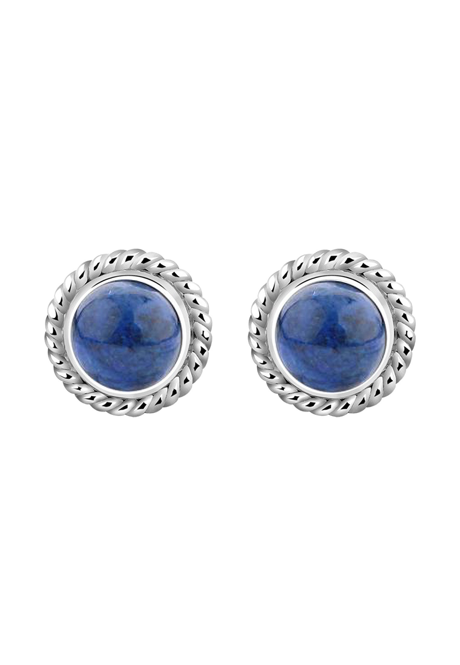 Nenalina Paar Ohrstecker »Ohrringe Lapislazuli Geburtsstein September Stilvoll 925 Silber«
