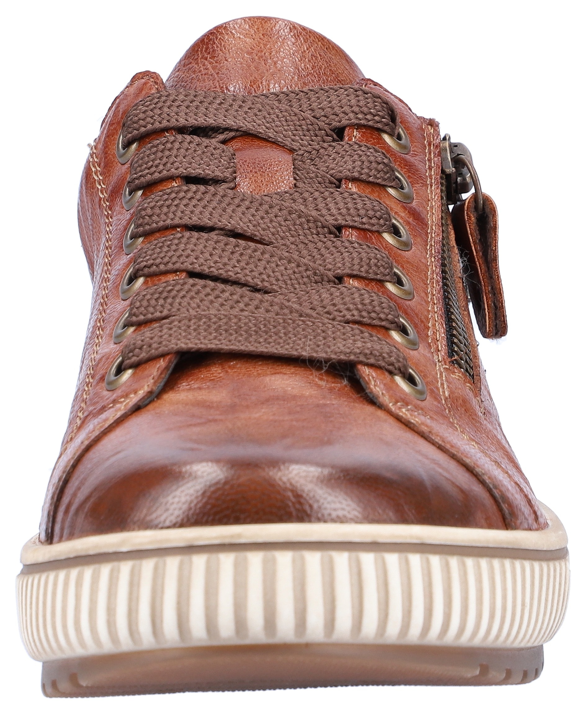 Remonte Plateausneaker, Freizeitschuh, Halbschuh, Schnürschuh mit Außenreißverschluss