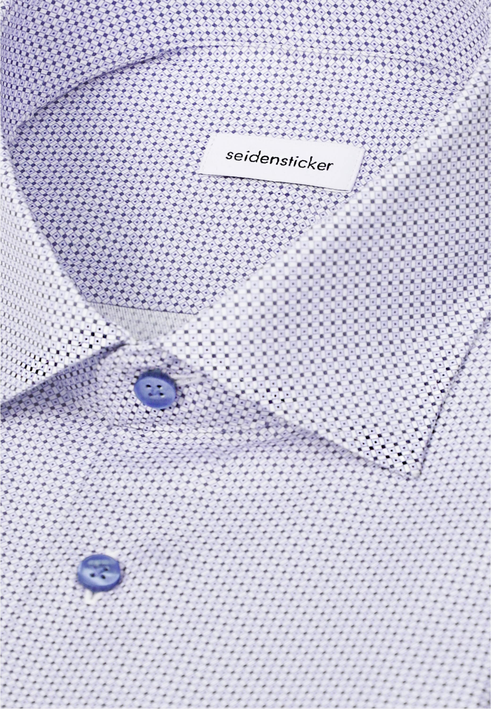seidensticker Businesshemd »Schwarze Rose« Slim 1/1 Extra lang Kentkragen Druck