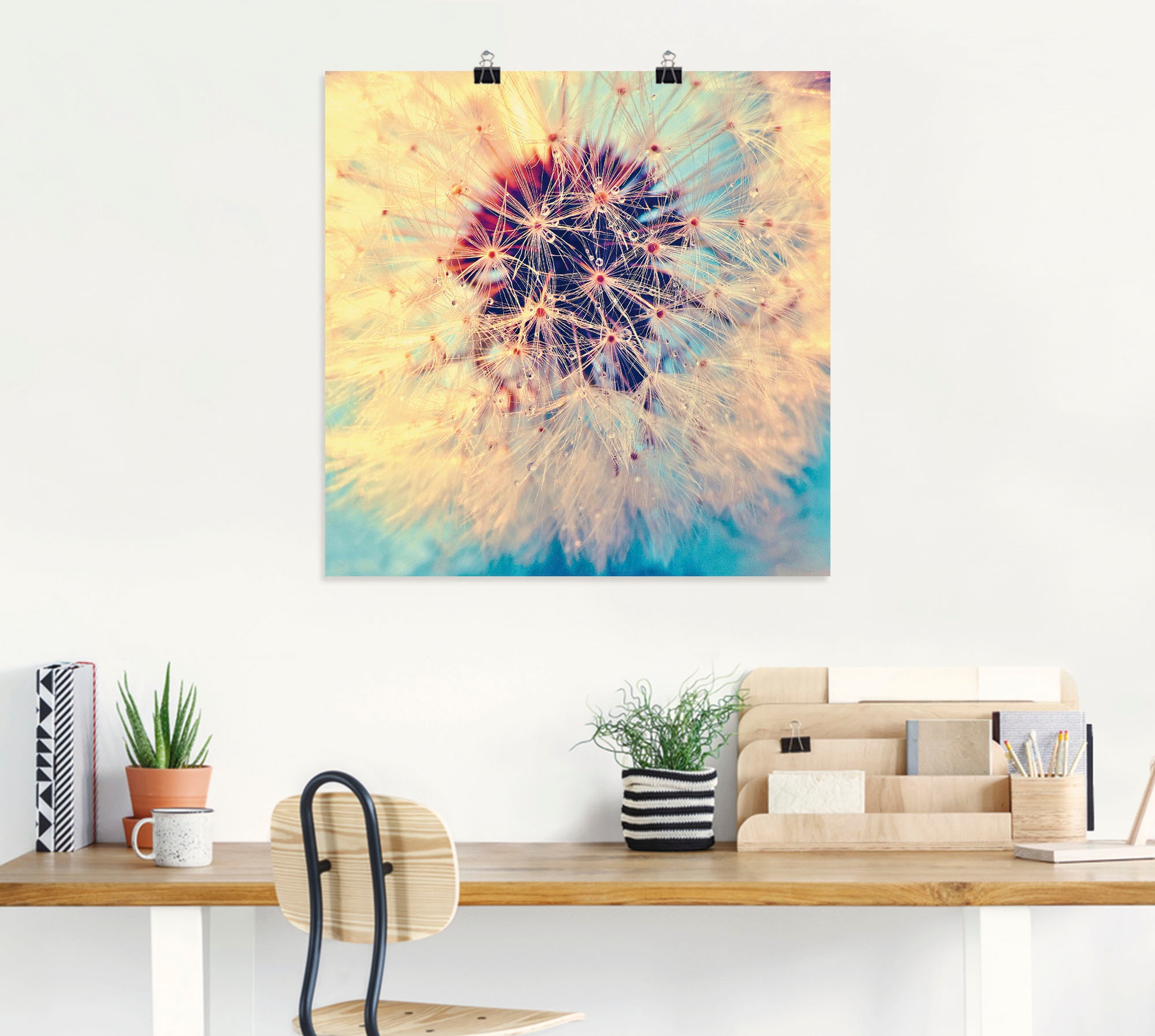 Artland Wandbild »Pusteblume ganz nah« Blumen 1 Stk. tlg. als Alubild, Leinwandbild, Poster in verschied. Größen