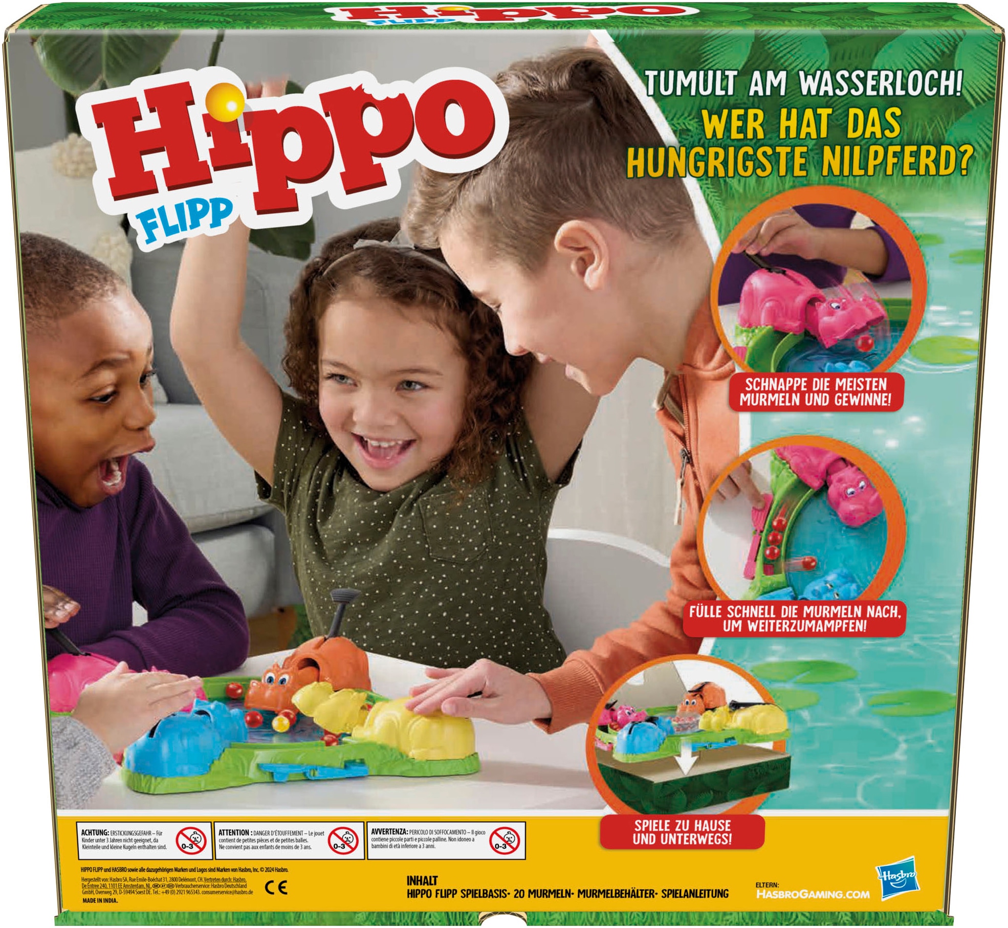 Hasbro Spiel »Hasbro Gaming, Hippo Flipp«