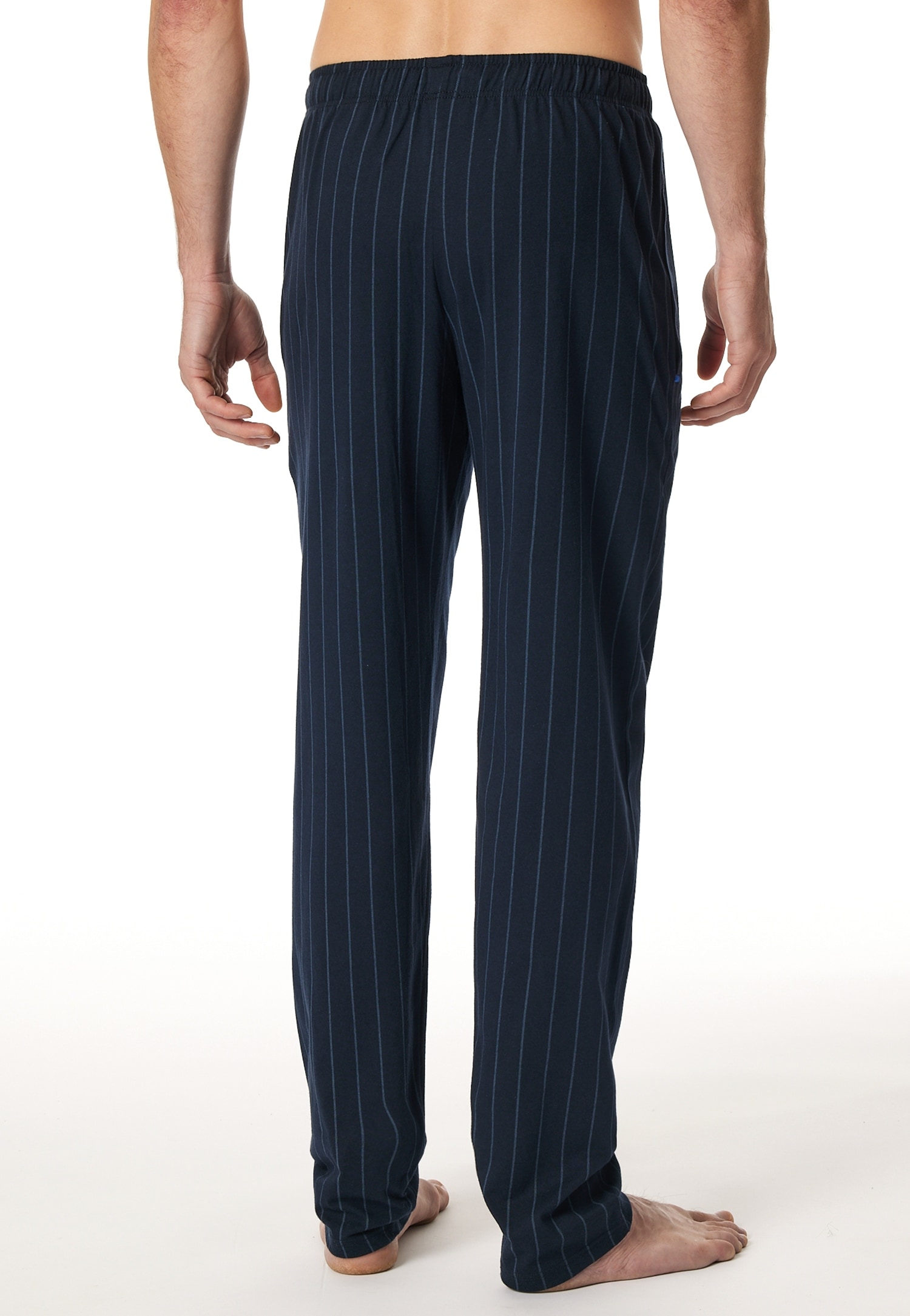 Schiesser Pyjamahose »Mix + Relax«, gestreift, seitliche Taschen, Bindekordel