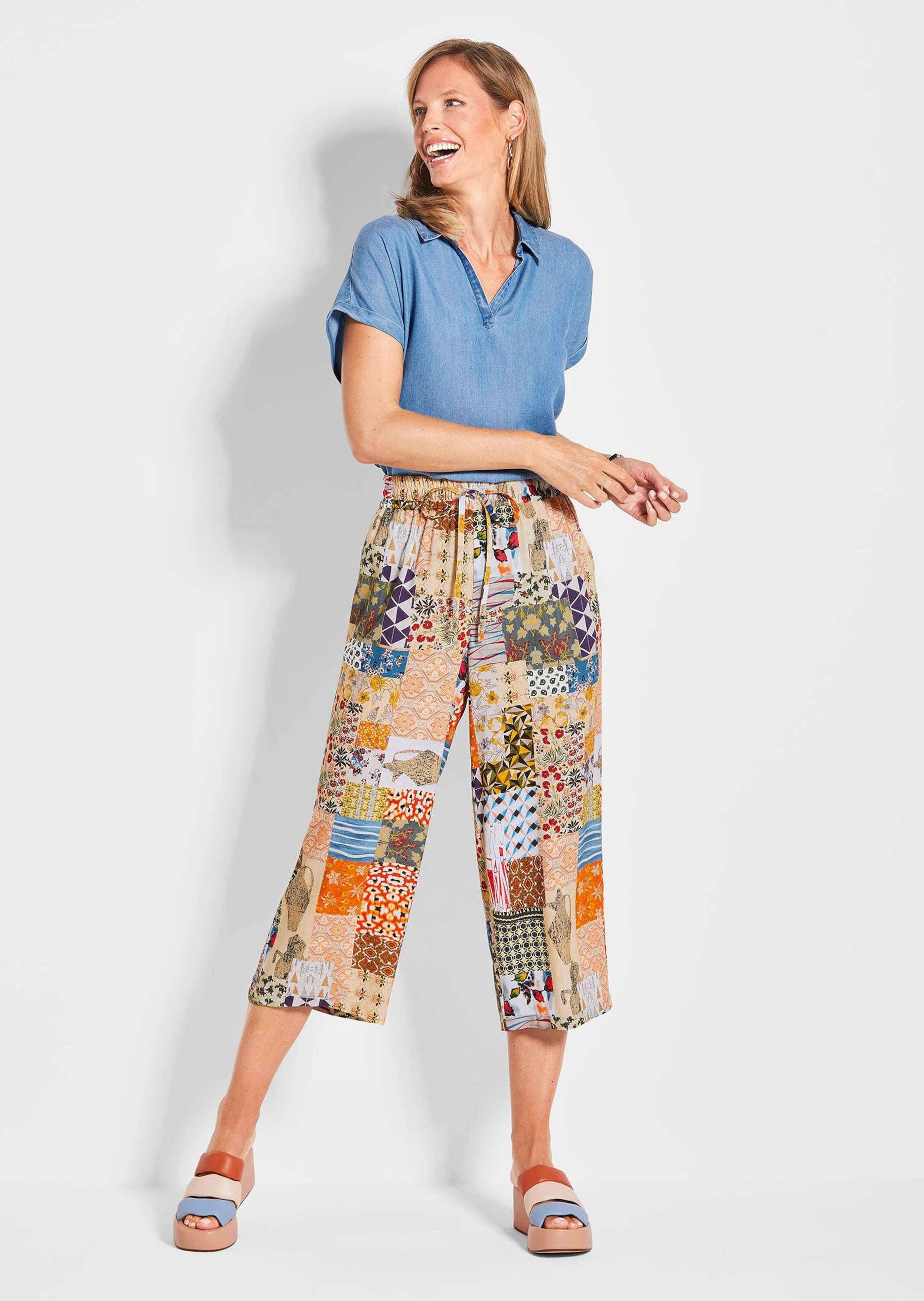 GOLDNER Schlupfhose »Kurzgröße Culotte VERA«