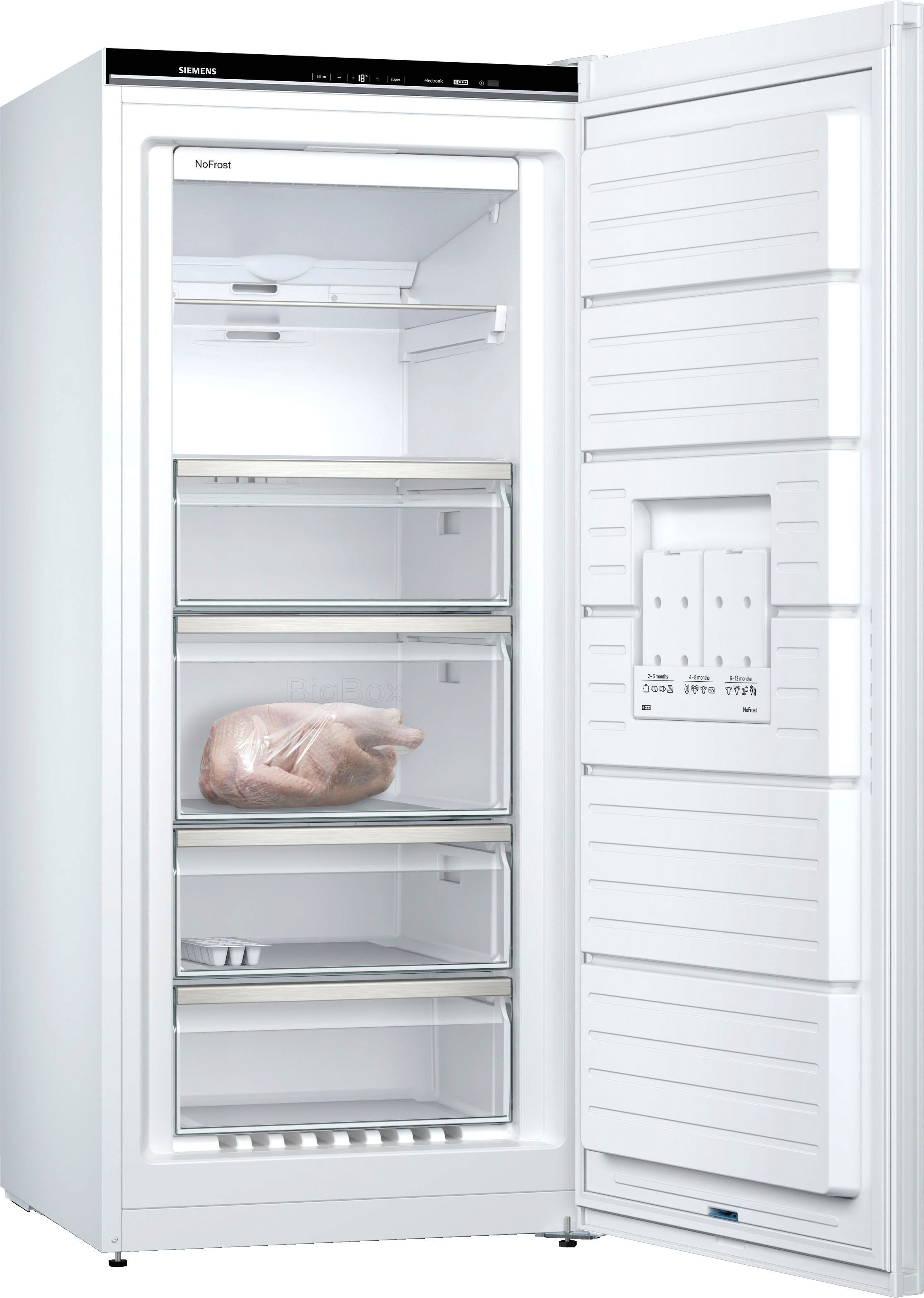 SIEMENS Gefrierschrank iQ500 »GS51NUWDP«, 161 cm hoch, 70 cm breit