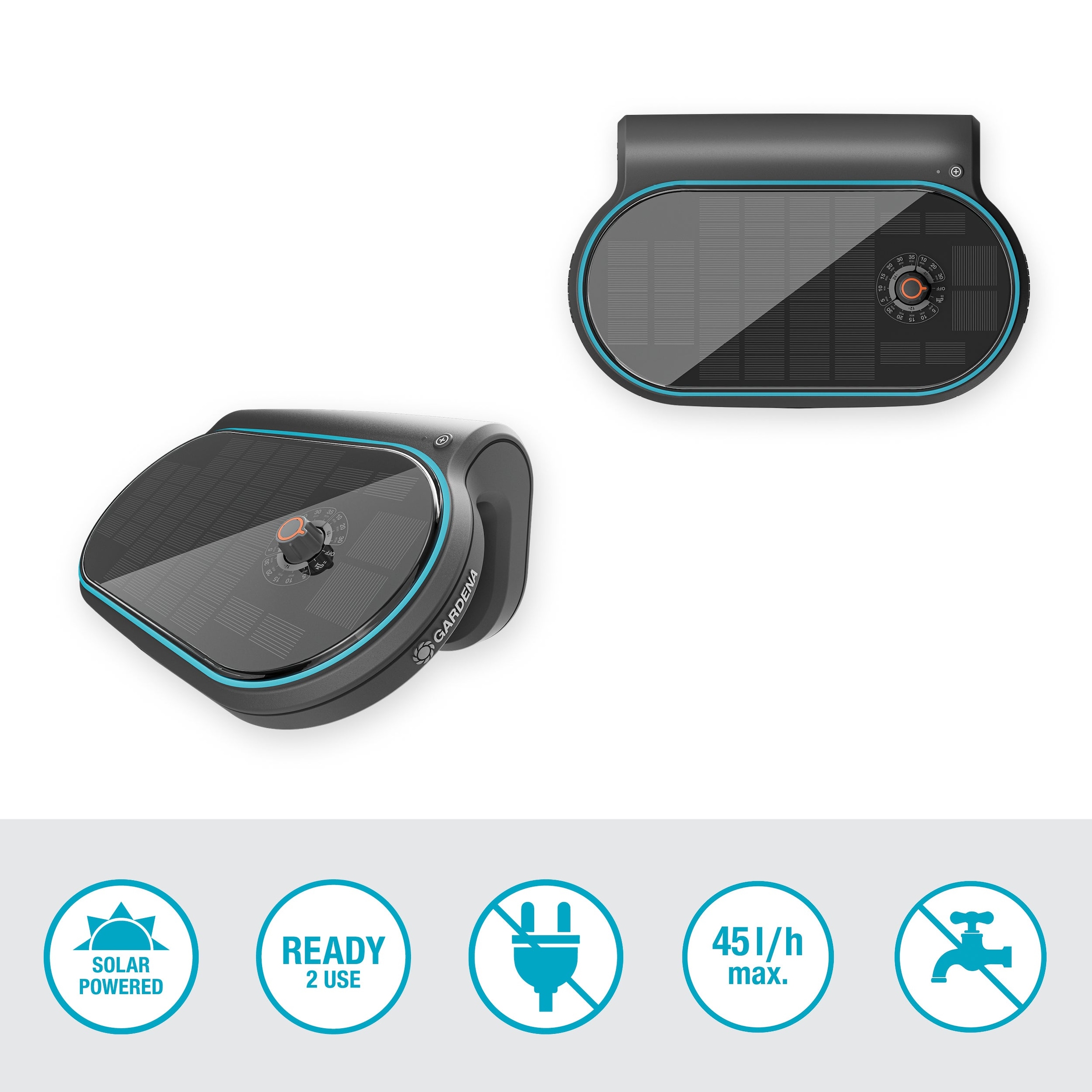 GARDENA Bewässerungssteuerung »Solar-Bewässerung AquaBloom L Set« automatische Bewässerung