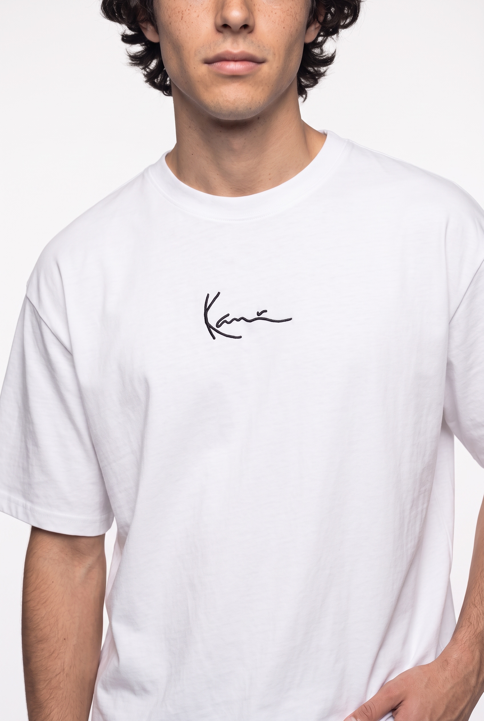 Karl Kani Rundhalsshirt »Small Signature Tee« Baumwolle, bestickt