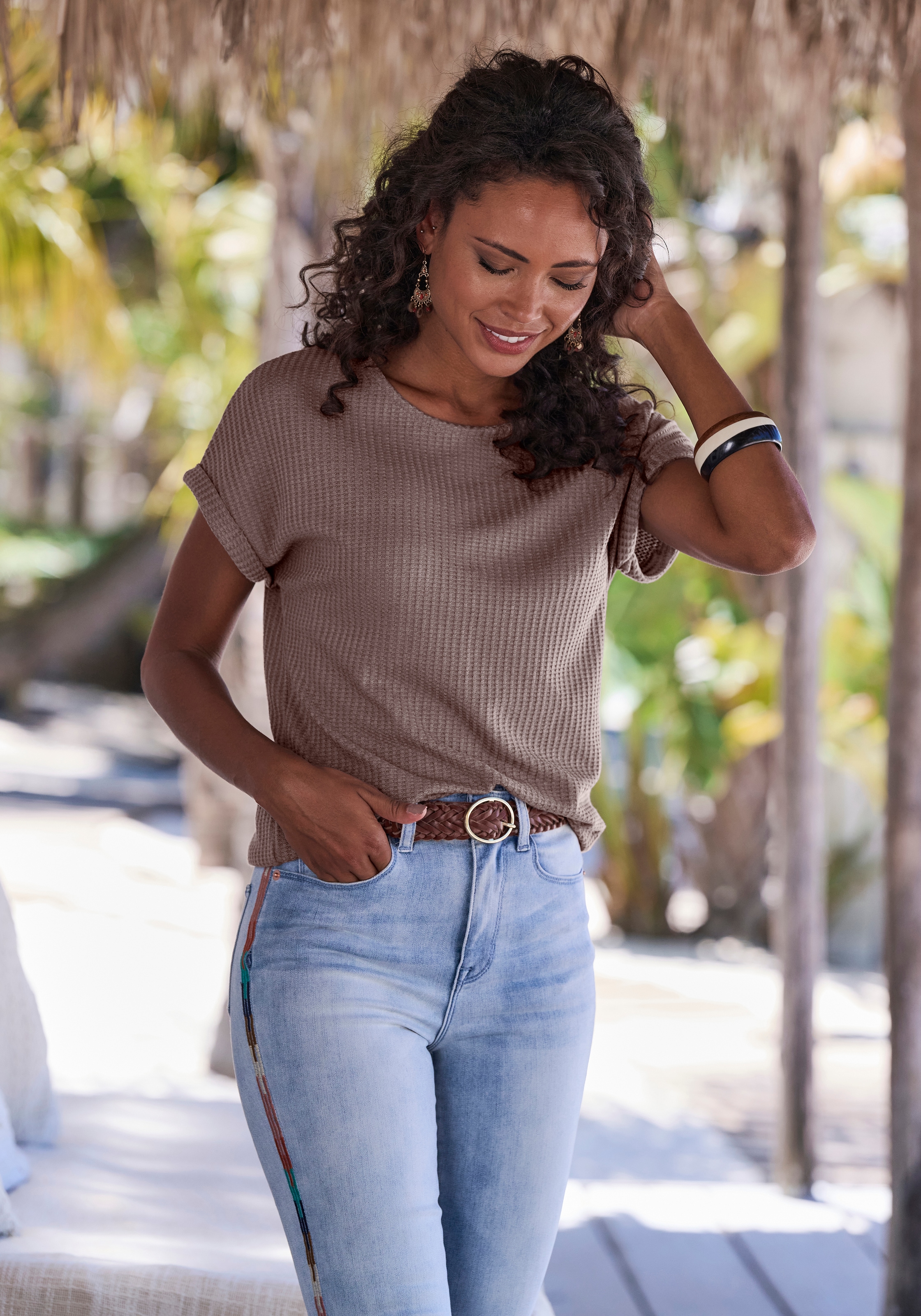 Vivance Kurzarmshirt »aus weicher Piqué-Qualität«, (2er-Pack)