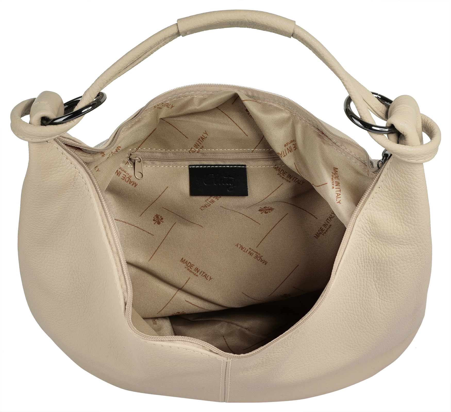 Cluty Shopper echt Leder, Made in Italy