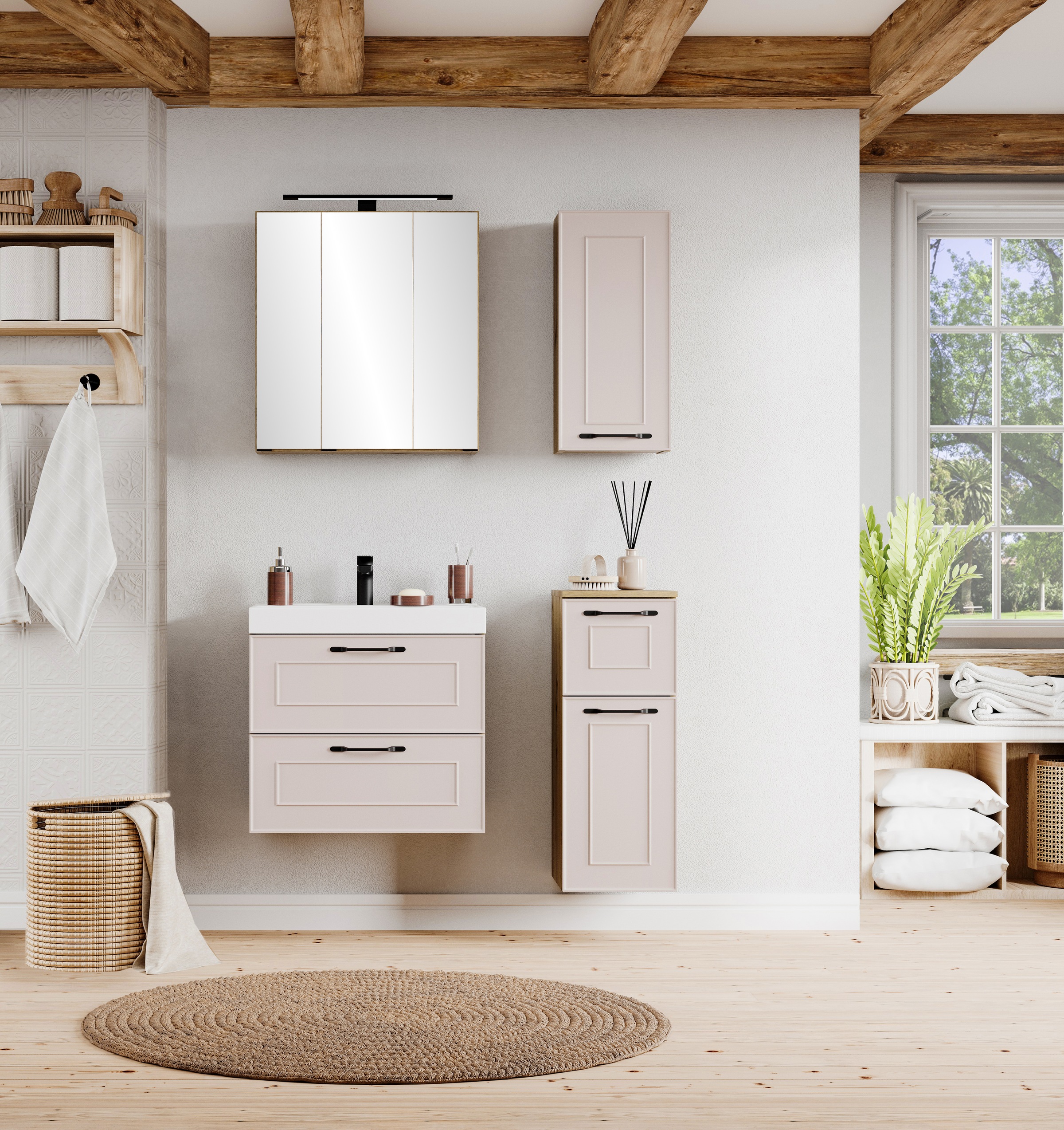 welltime Unterschrank »CADIZ, gedämpfte Scharniere, Softclose-Auszug«