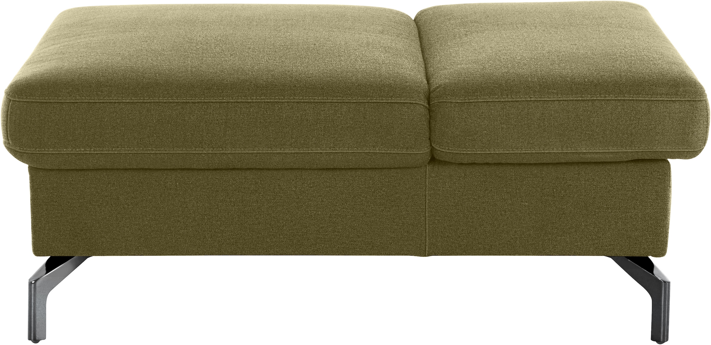 sit&more Hocker »Brisbane«, Fußhöhe 12 cm, mit Federkern und Klappfunktion