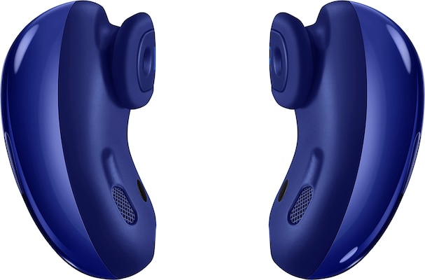 blaue Bluetooth-Kopfhörer