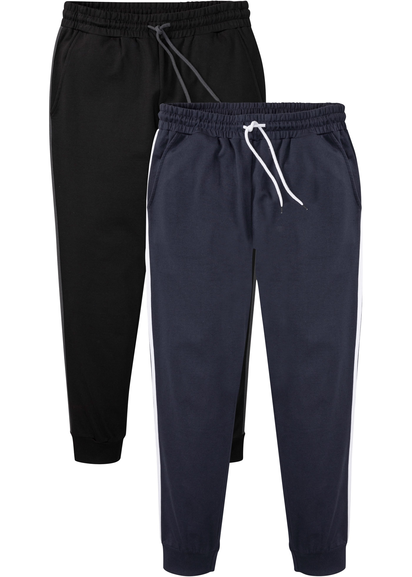 bonprix Jogginghose  mit weichem Innenmaterial, mit seitlichen Kontraststreifen