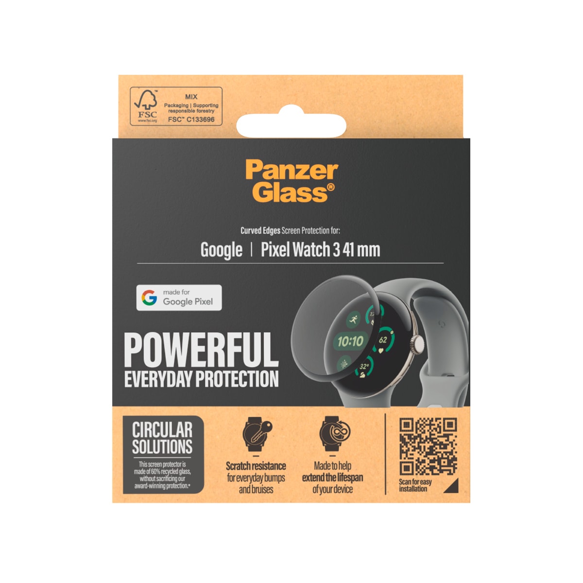 CARE by PanzerGlass Displayschutzglas »Curved Edges Screen Protection« Displayschutzfolie, Schutzfolie, Bildschirmschutz, kratz- & stoßfest