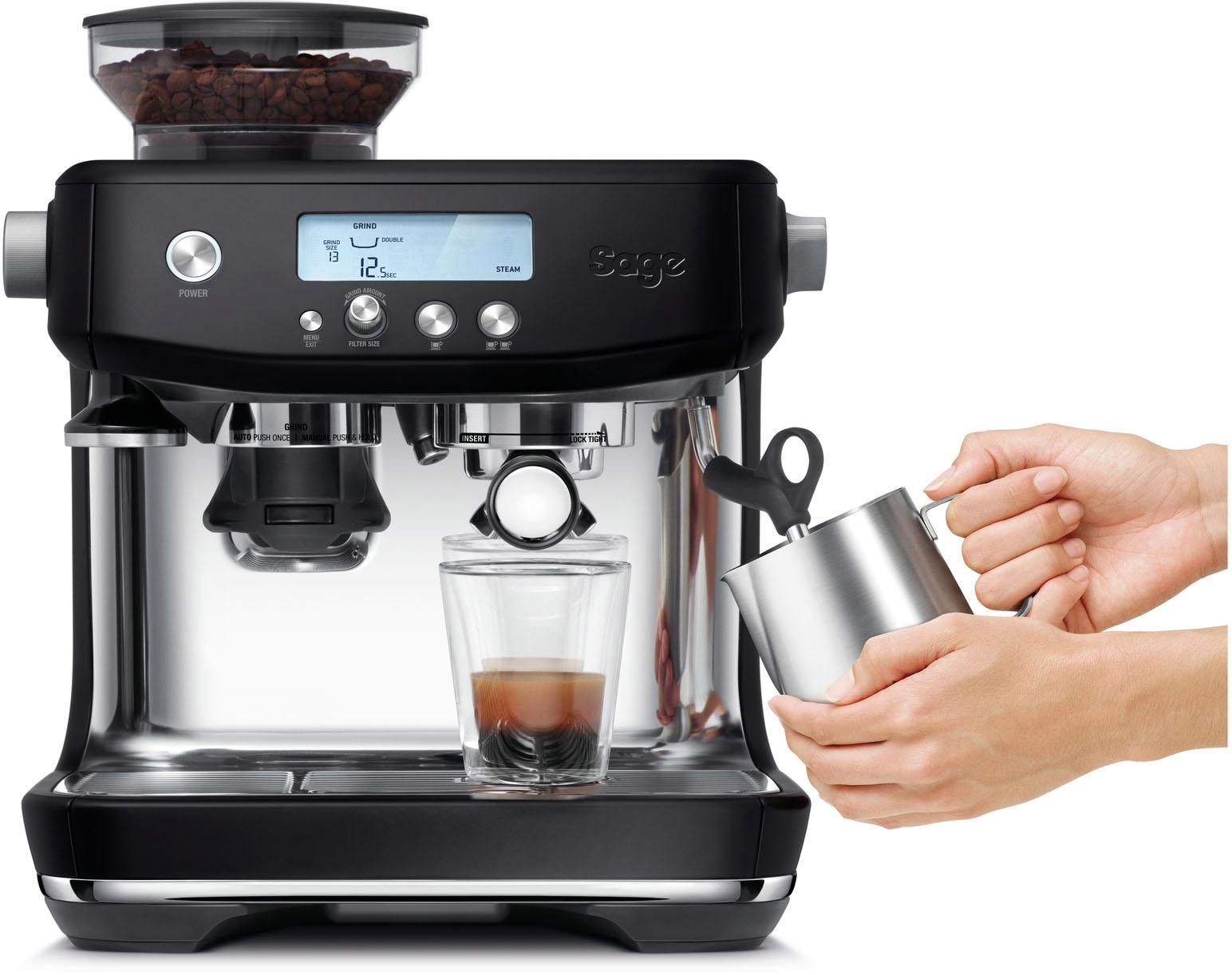 Sage Espressomaschine »»The Barista Pro, SES878BTR4EEU1««, Mattschwarz