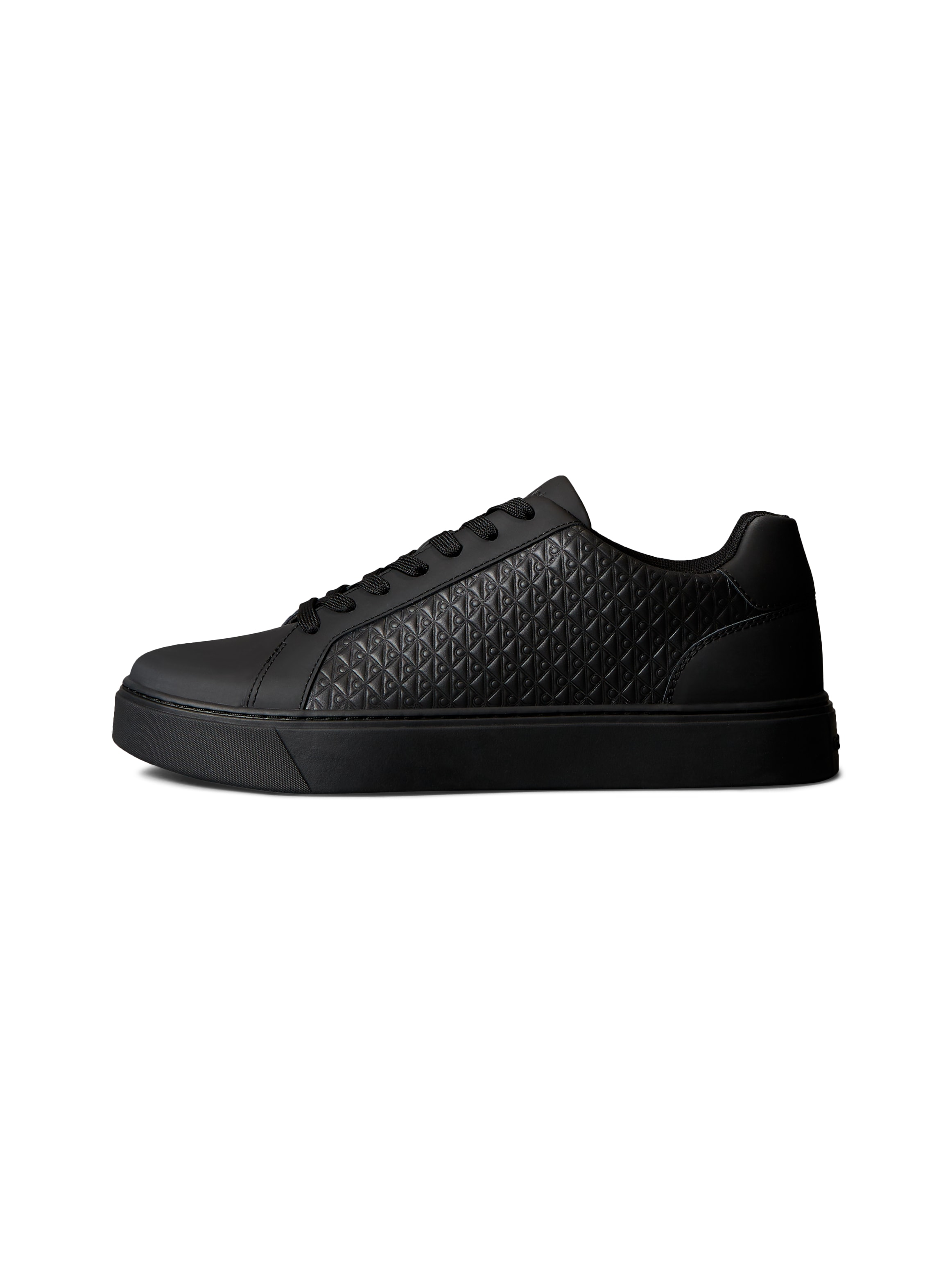 Calvin Klein Jeans Sneaker »CLASSIC CUPSOLE LACEUP AOP«, Schnürschuh, Halbschuh, seitliche Perforation, mit CK-Logo