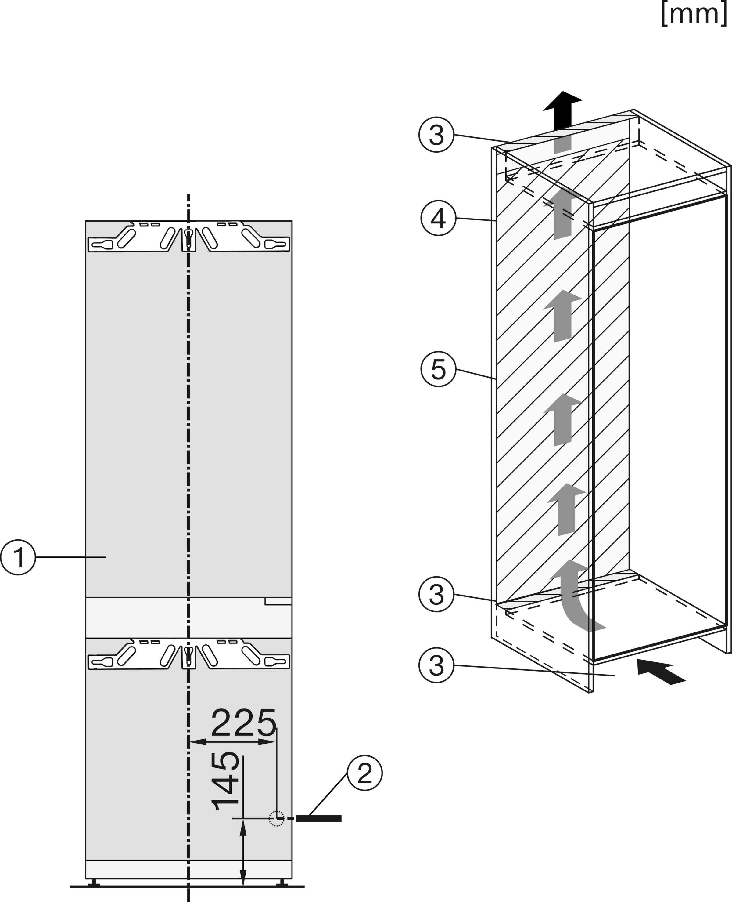 Miele Einbaukühlschrank »K 7731 E«