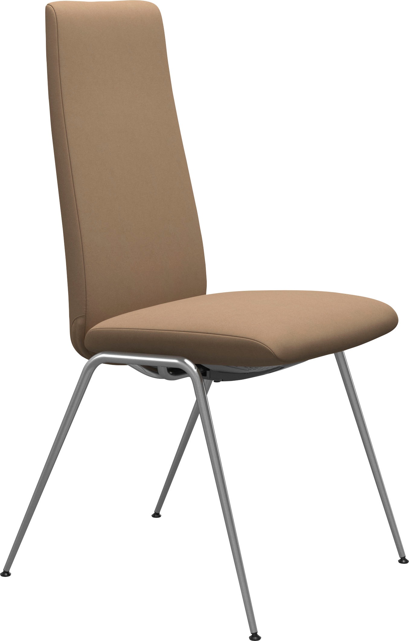 Stressless® Polsterstuhl »Laurel«, Microfaser DINAMICA, High Back, Größe M, mit Beinen aus Stahl in Chrom glänzend