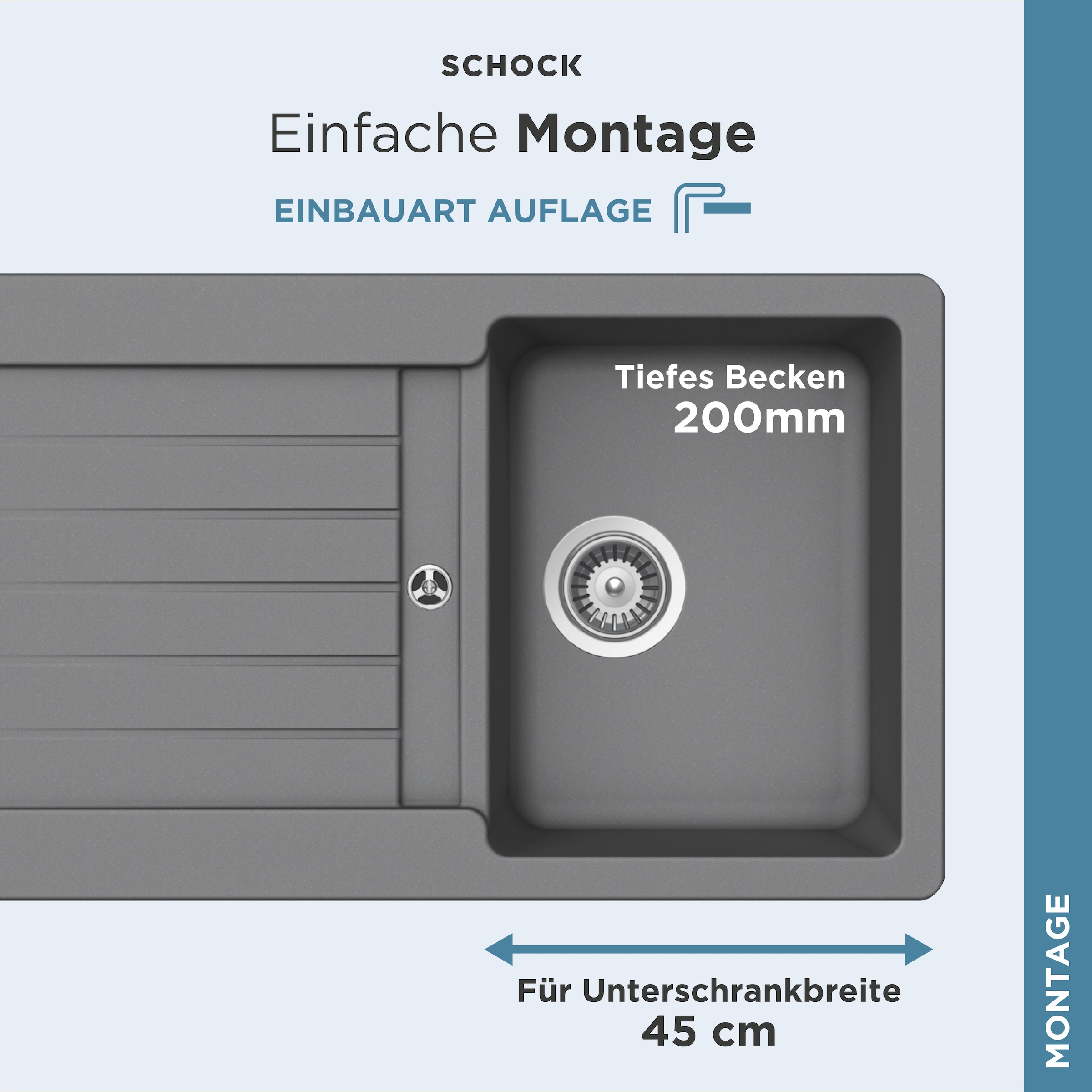 Schock Granitspüle »Typos D-100«