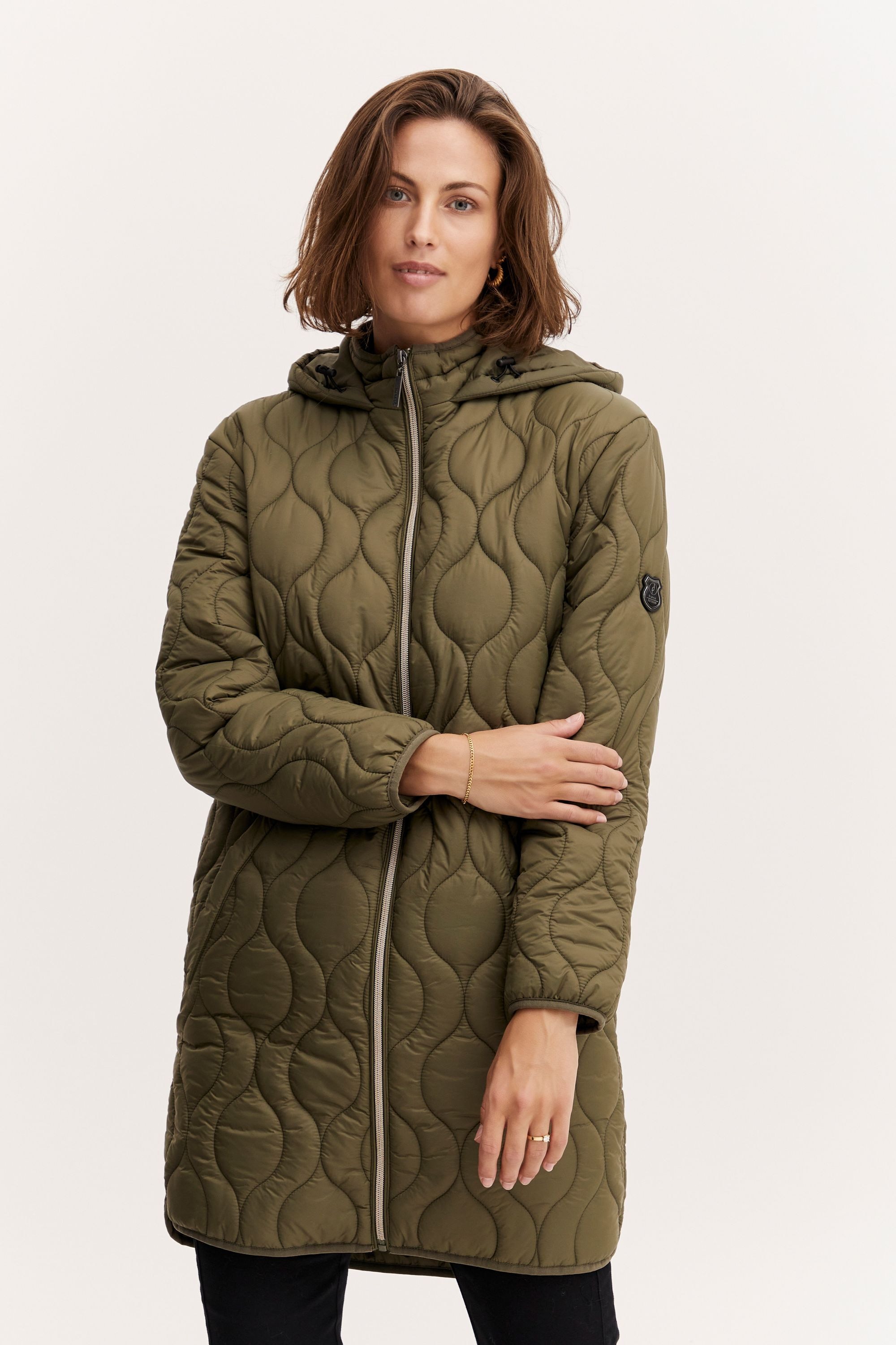 fransa Steppjacke »Steppjacke FRPadma«, mit Kapuze