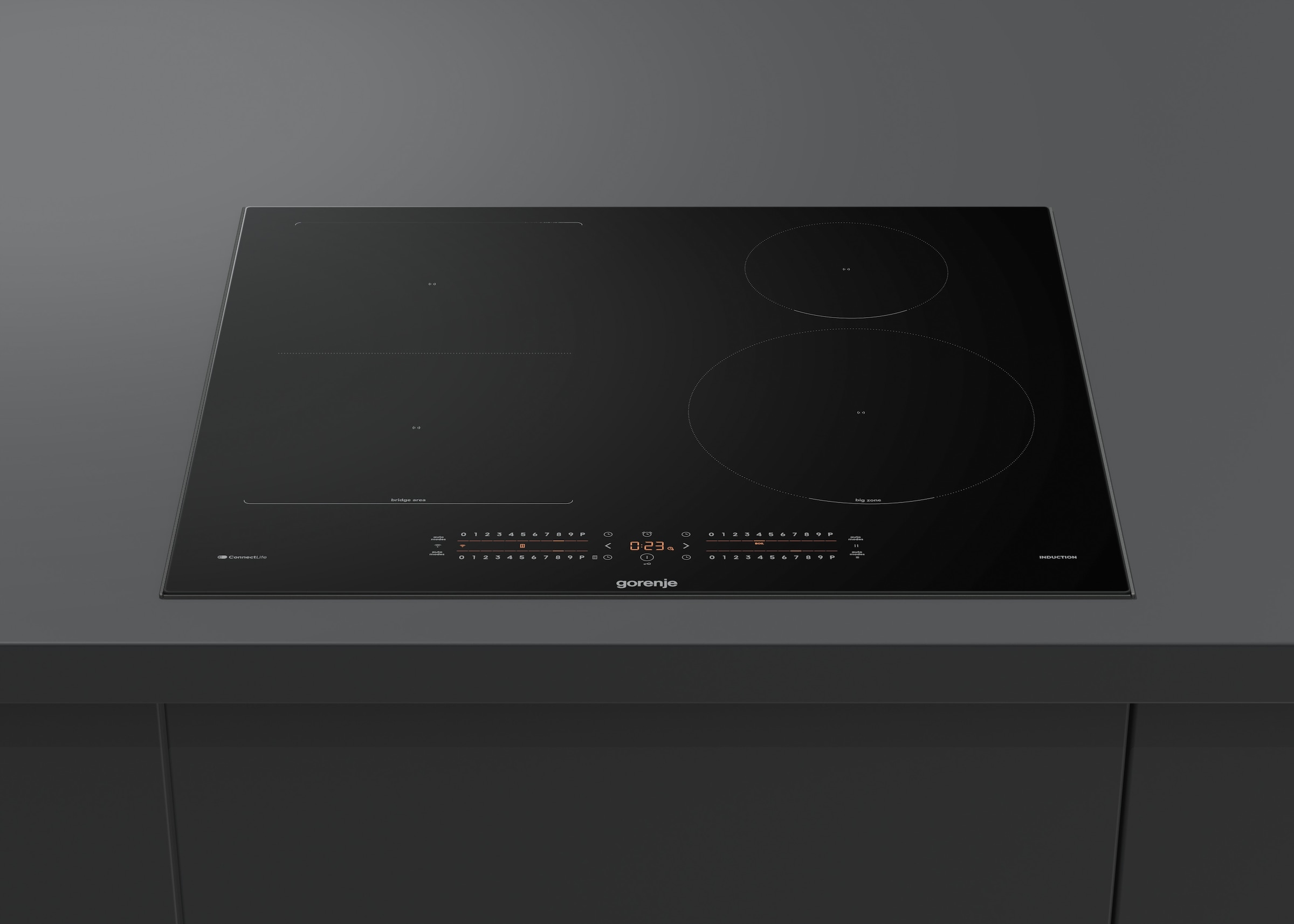 GORENJE Flex-Induktions-Kochfeld »GI6432BXWF«, 60cm Induktionskochfeld mit BridgeZone