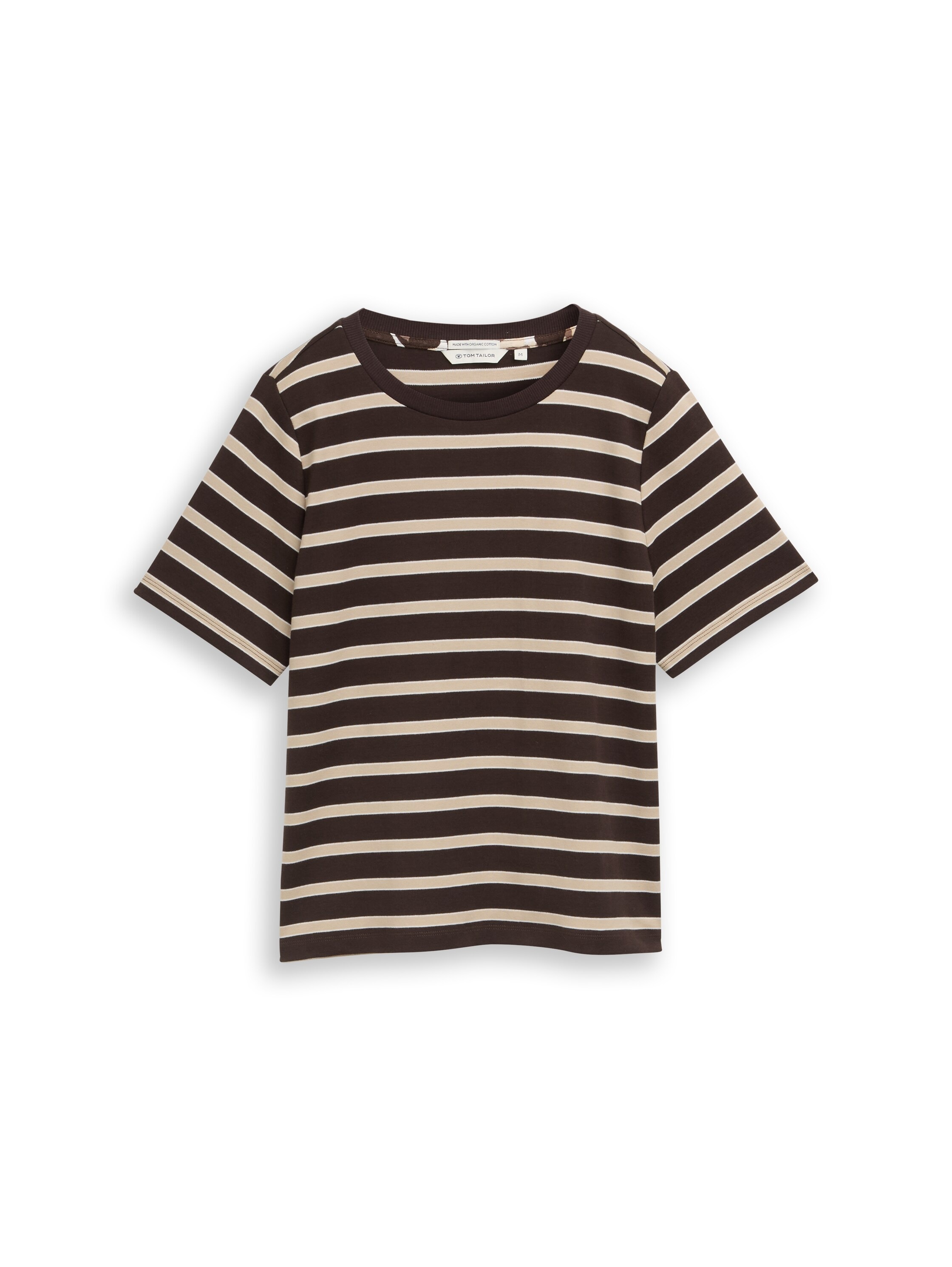 TOM TAILOR Kurzarmshirt Sommershirt mit Prints und Rundhals