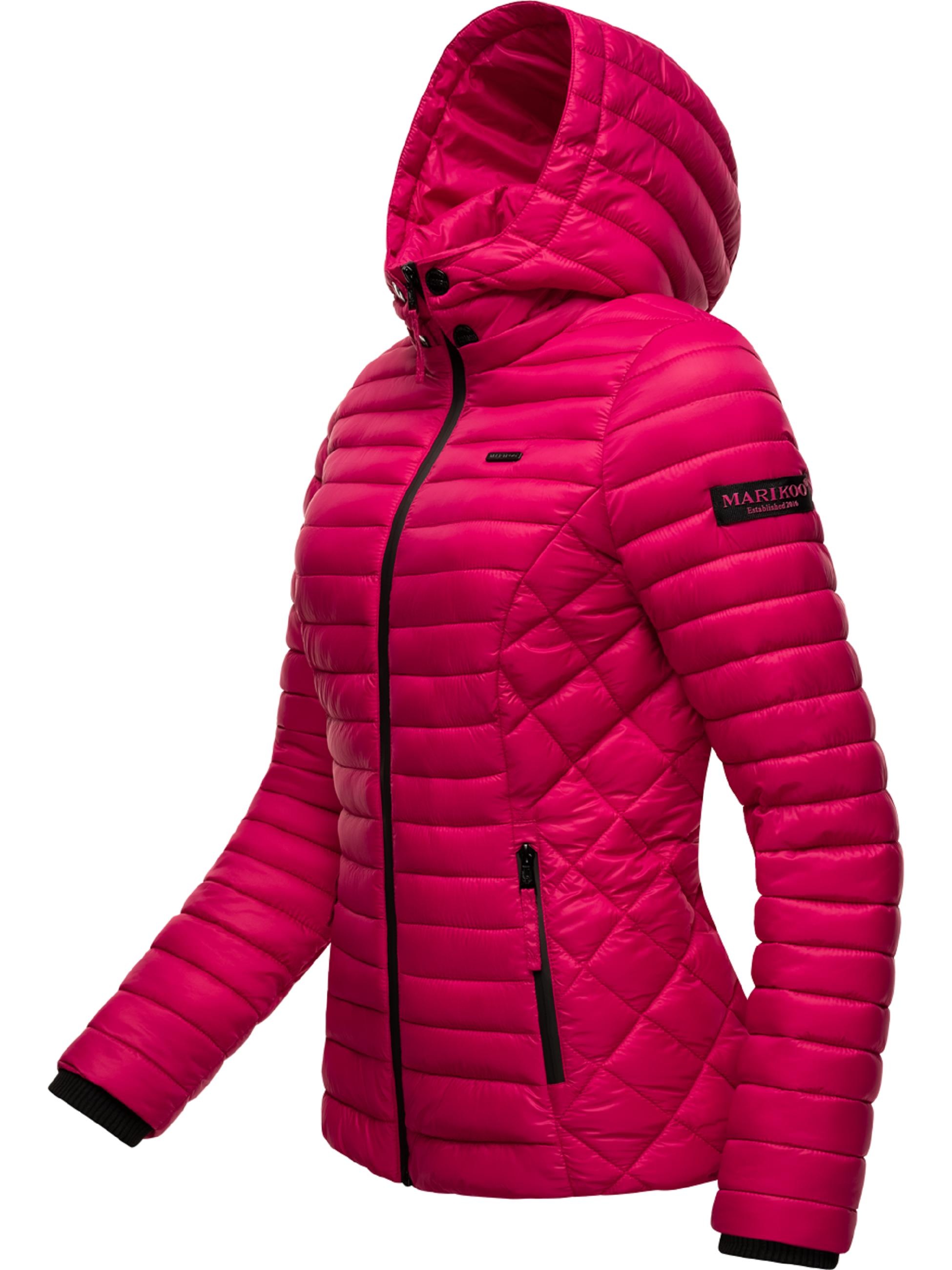 Marikoo Steppjacke »Steppjacke Samtpfote«, mit Kapuze, ultraleichte Übergangsjacke mit Kapuze