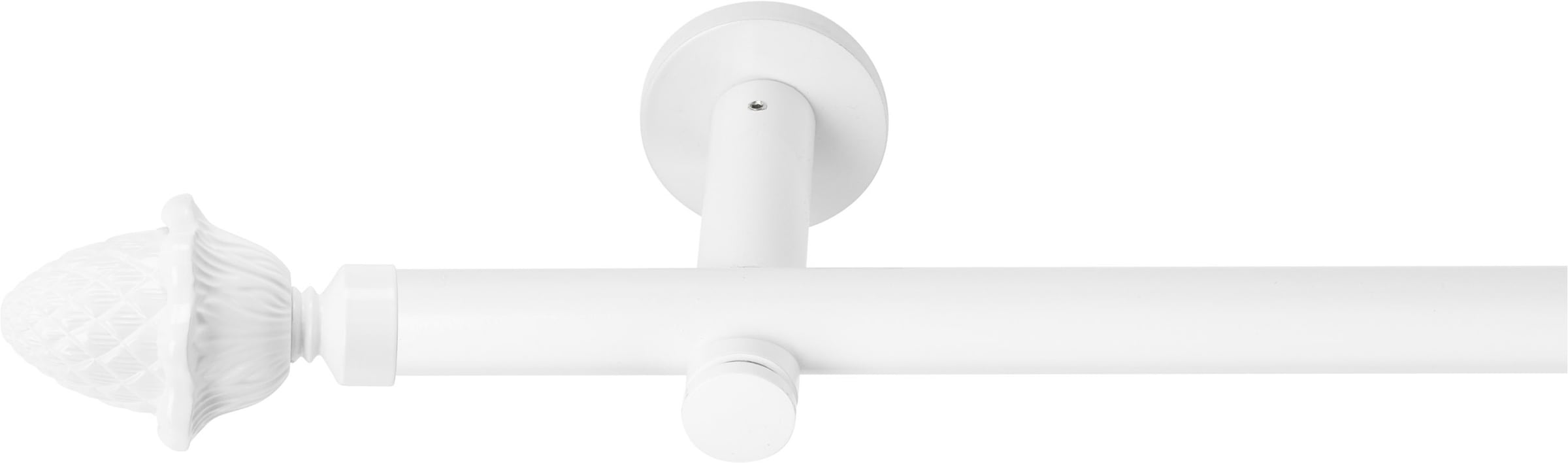 SN DECO GROUP Gardinenstange »Gardinenstange Nantes Ø 19 mm, 1-läufig, Fixmaß, verschraubt« Ø 19 mm Fixmaß;kürzbar