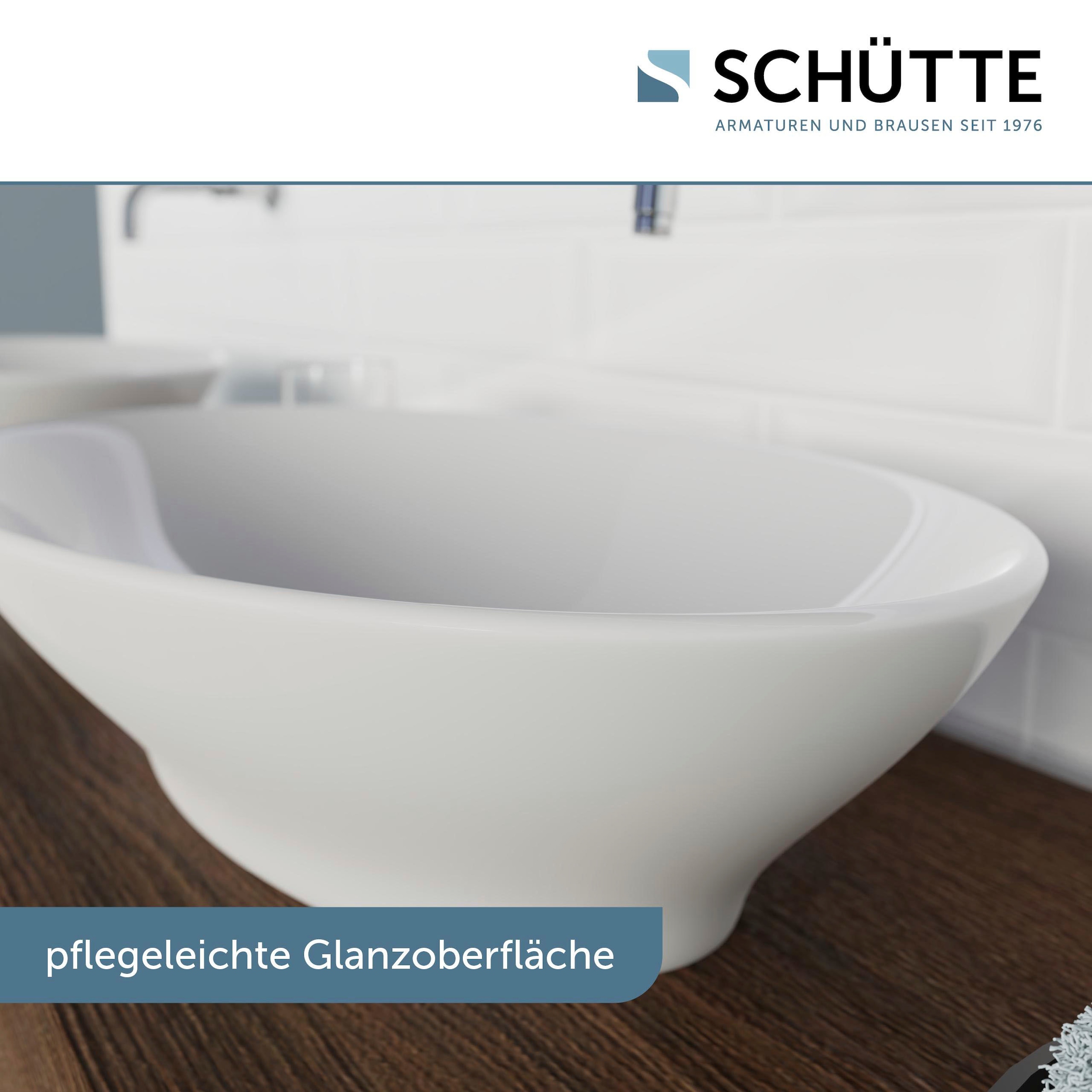 Schütte Aufsatzwaschbecken »TASSONI BOWL«, hochwertiger, glatter Glanzoberfläche