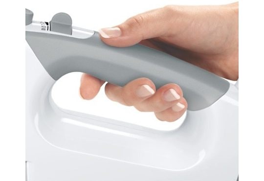 BOSCH Handmixer »ErgoMixx MFQ36400, Edelstahl Rührbesen/Knethaken, 5 Stufen, weiß«, 450 W, 5 Stufen plus Turbostufe, Made in Europe