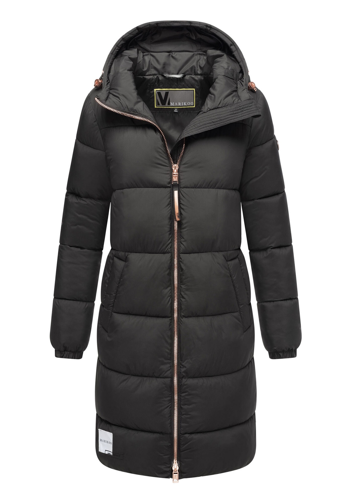 Marikoo Winterjacke »Marikoo Nomadiaa lange Damen Winterjacke N024«