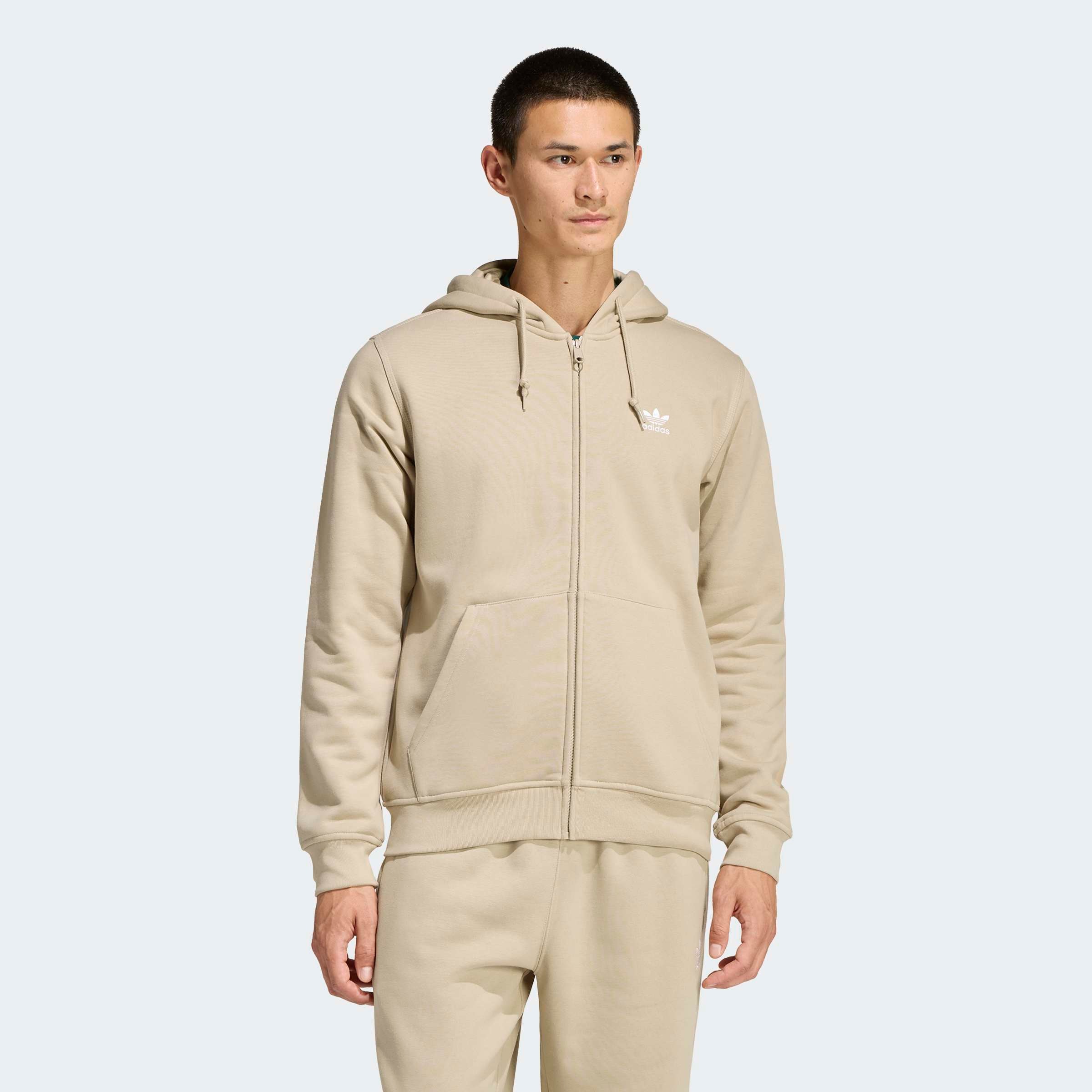 adidas Originals Kapuzensweatshirt »TREFOIL ESSENTIALS«, Full Zip Hoddie, Kapuzenpullover, Kapuzenjacke mit Reißverschluss
