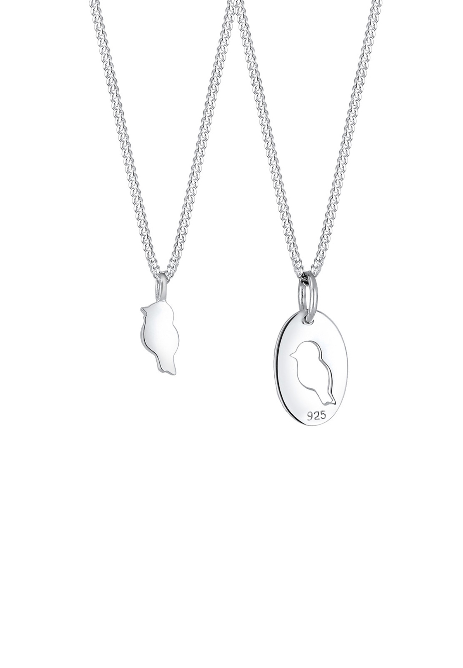 Elli Ketten-Set »Halskette Mutter Kind Vogel Symbol 925 Sterling Silver«