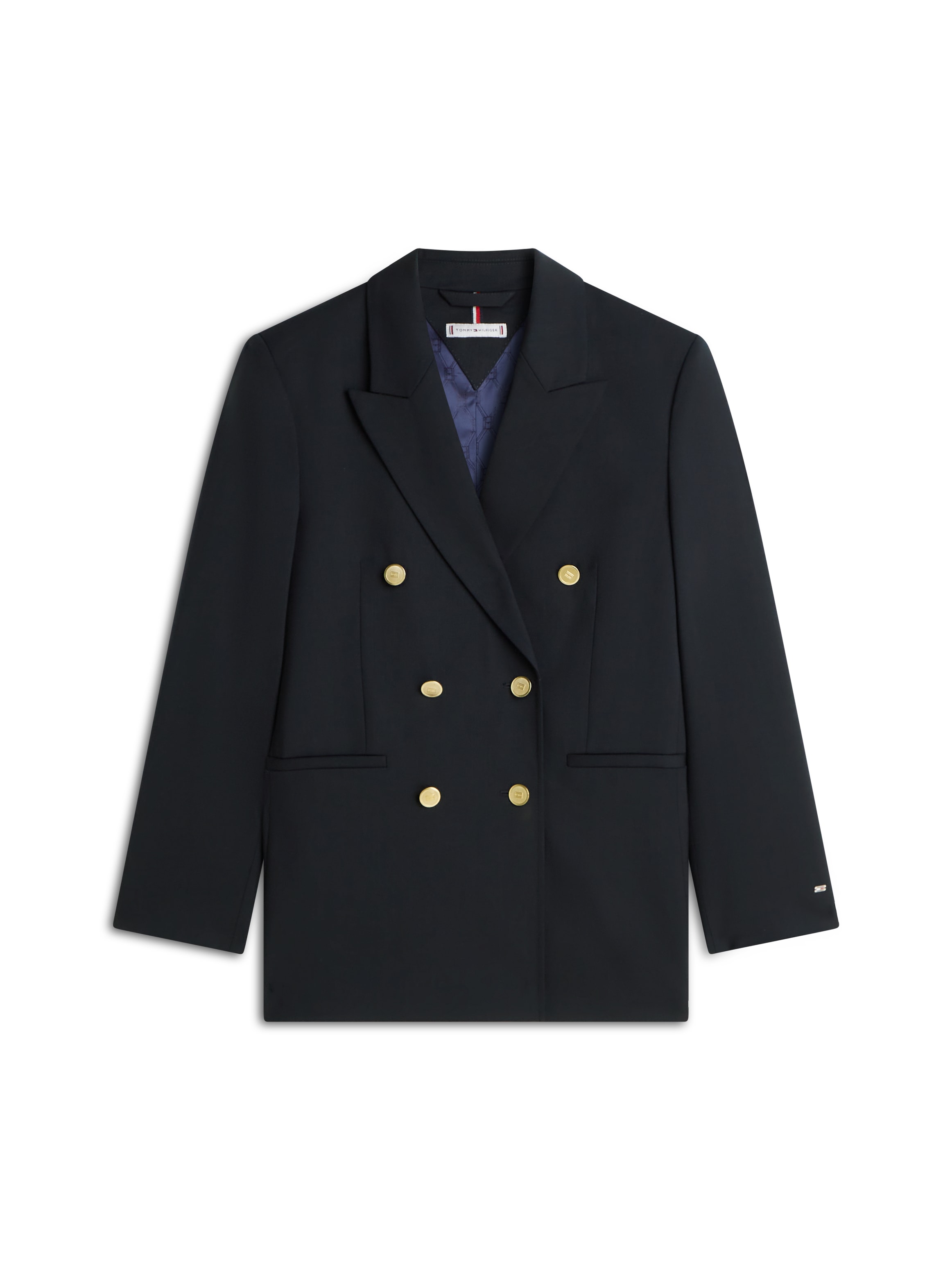 Tommy Hilfiger Kurzblazer »TIMELESS WOOL DB BLAZER« mit doppelreihiger Knopfleiste