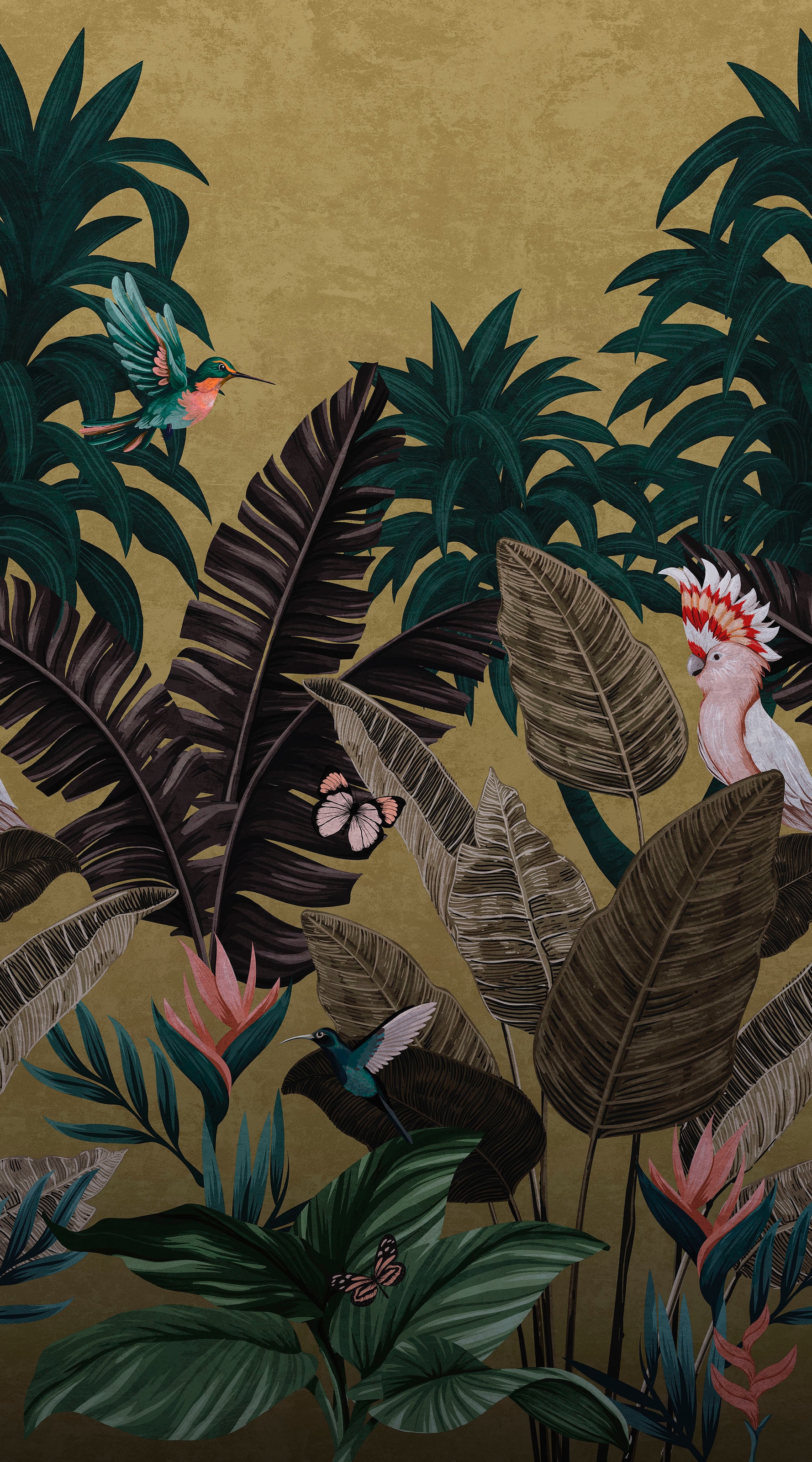 Fashion for walls Fototapete »Tropical Twilight«, floral, Phthalate frei