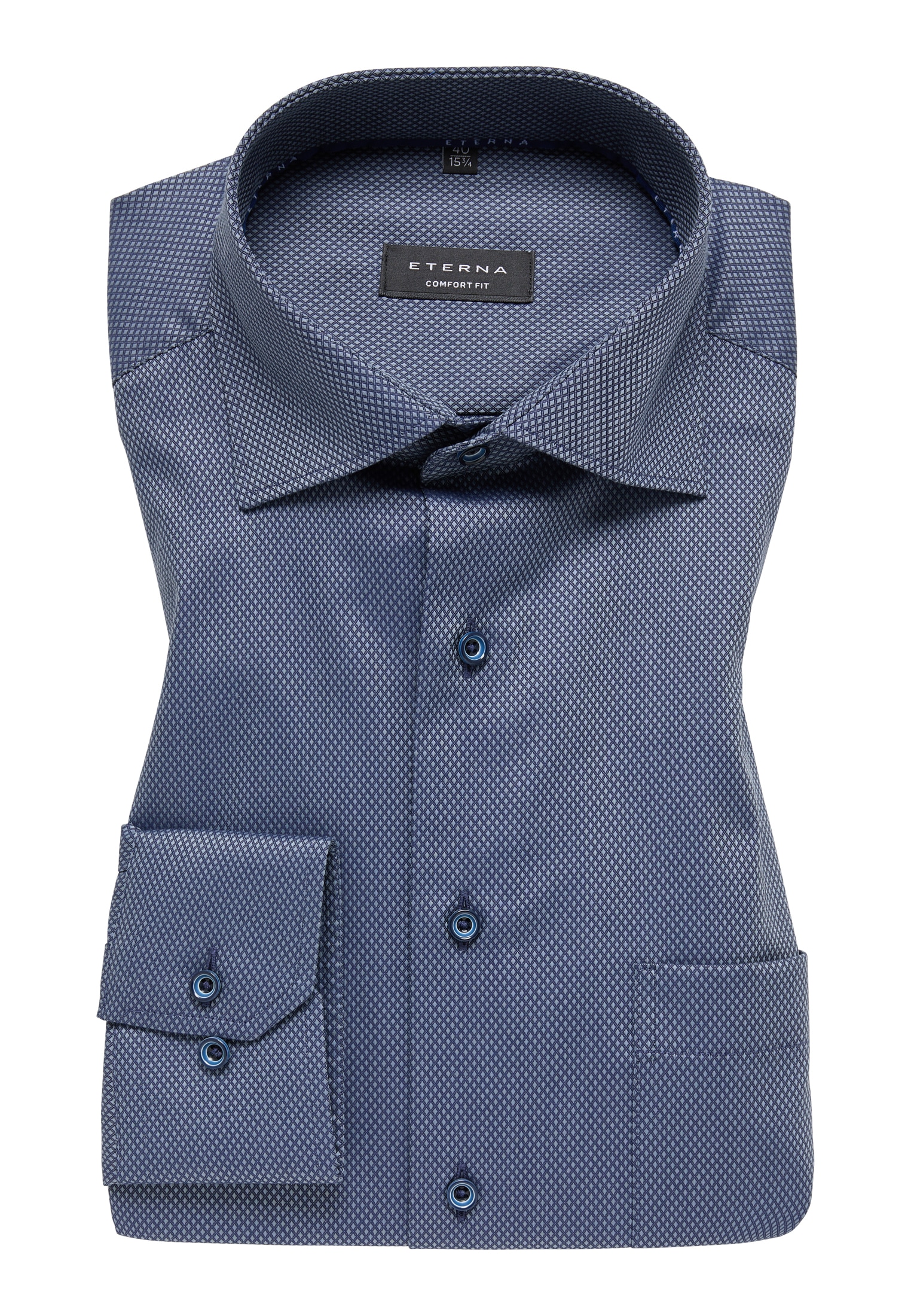 Eterna Langarmhemd »COMFORT FIT« NON IRON (bügelfrei)