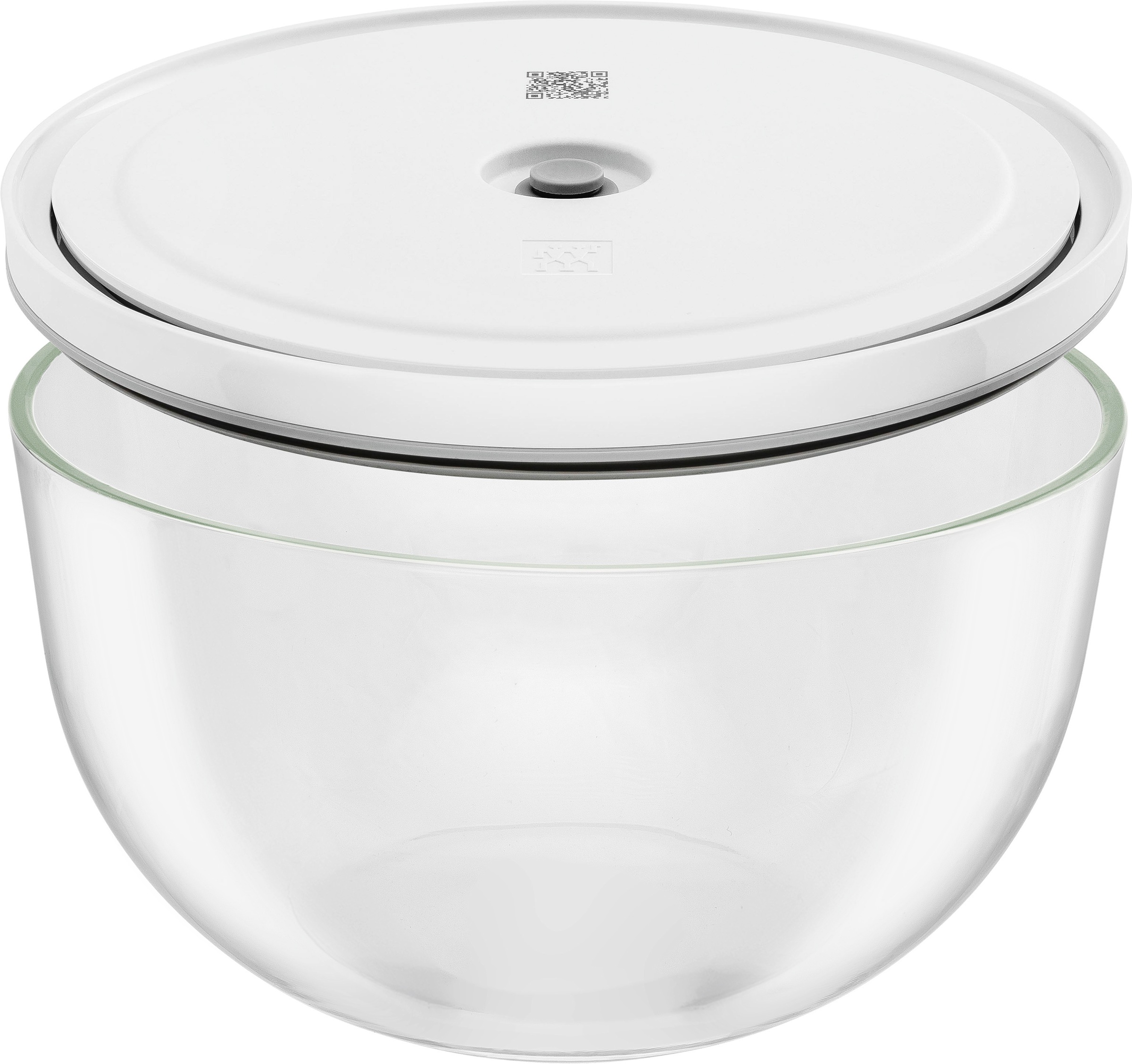 Zwilling Aufbewahrungsschüssel »Fresh & Save BOWLS«, (2 tlg., Schüssel inkl. Deckel), Vakuumschüssel L / 24 cm, Glas