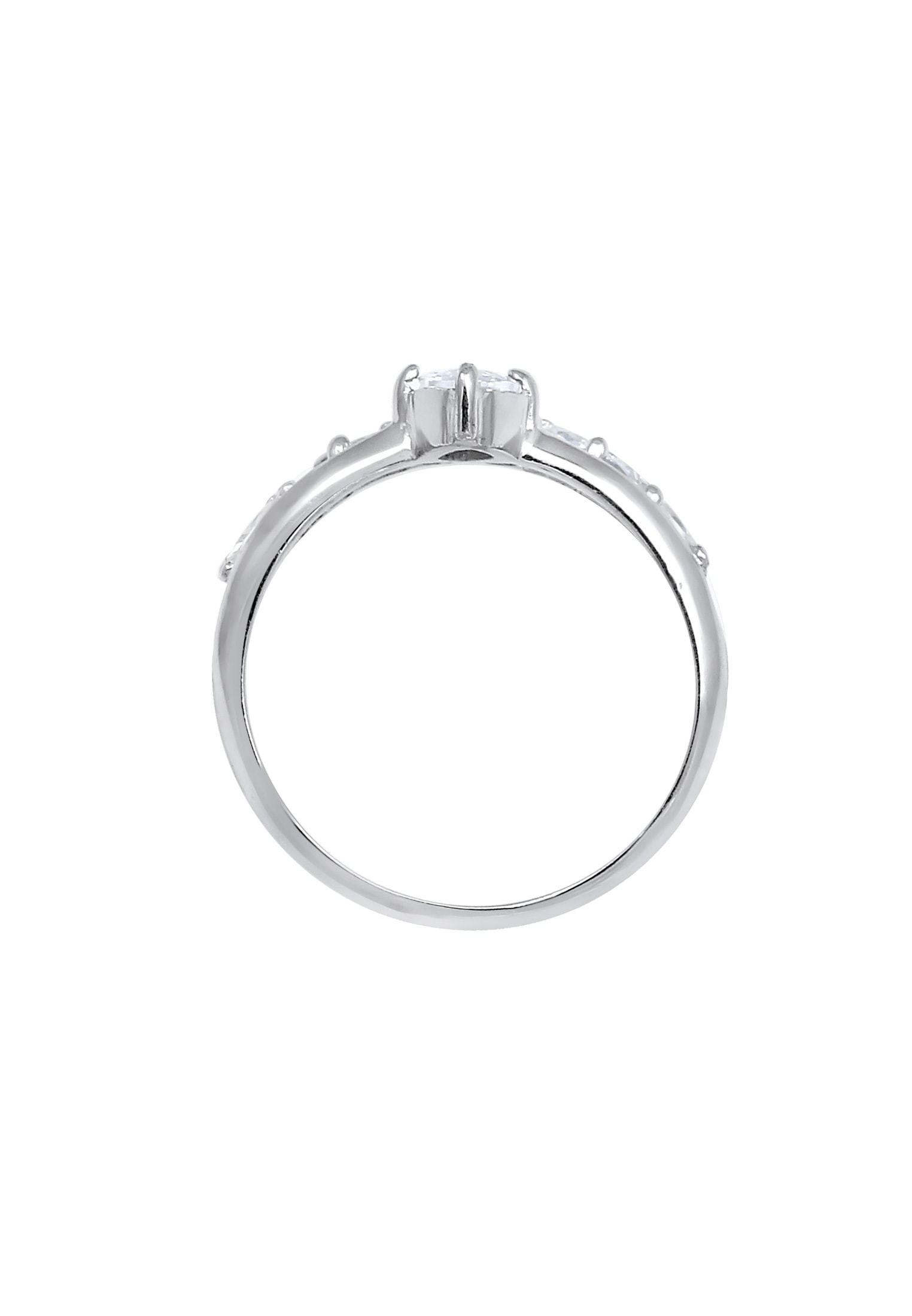 Elli Premium Silberring »Ring Zirkonia Marquise 925 Silber«