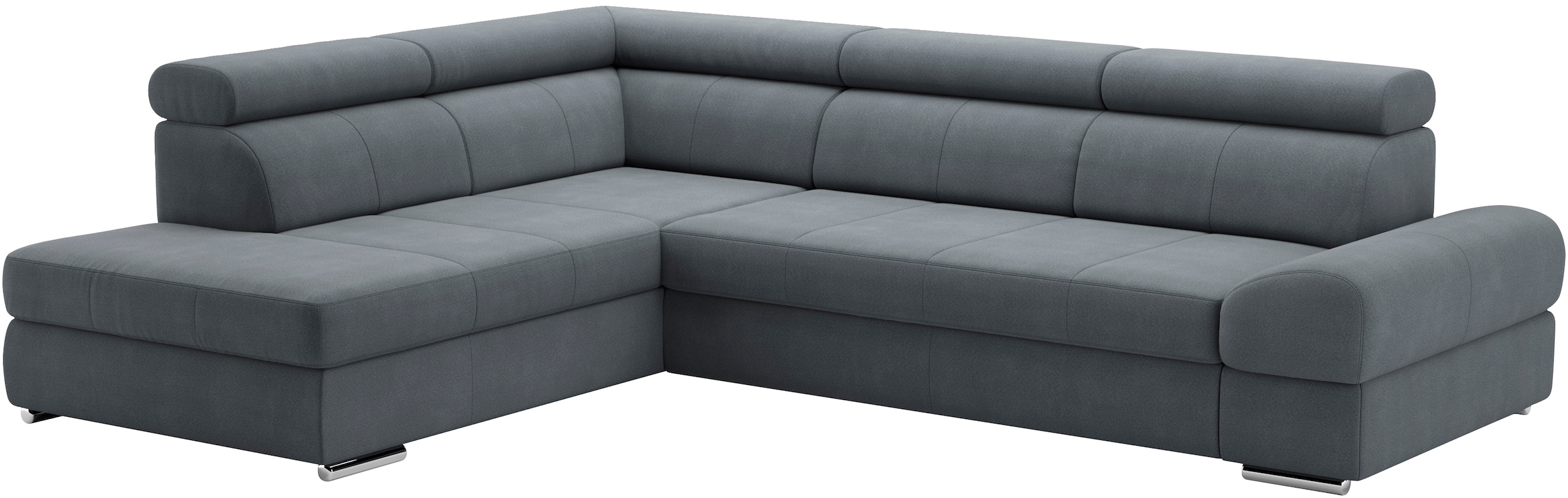 sit&more Ecksofa »Broadway L-Form« mit verstellbaren Kopfteilen, wahlweise mit Bettfunktion