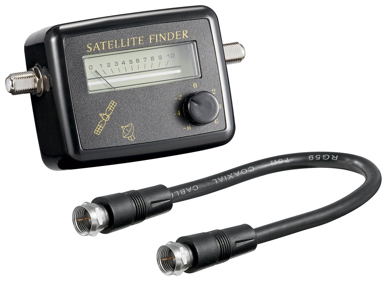 Goobay Satelliten-Finder mit mechanischer Pegelanzeige