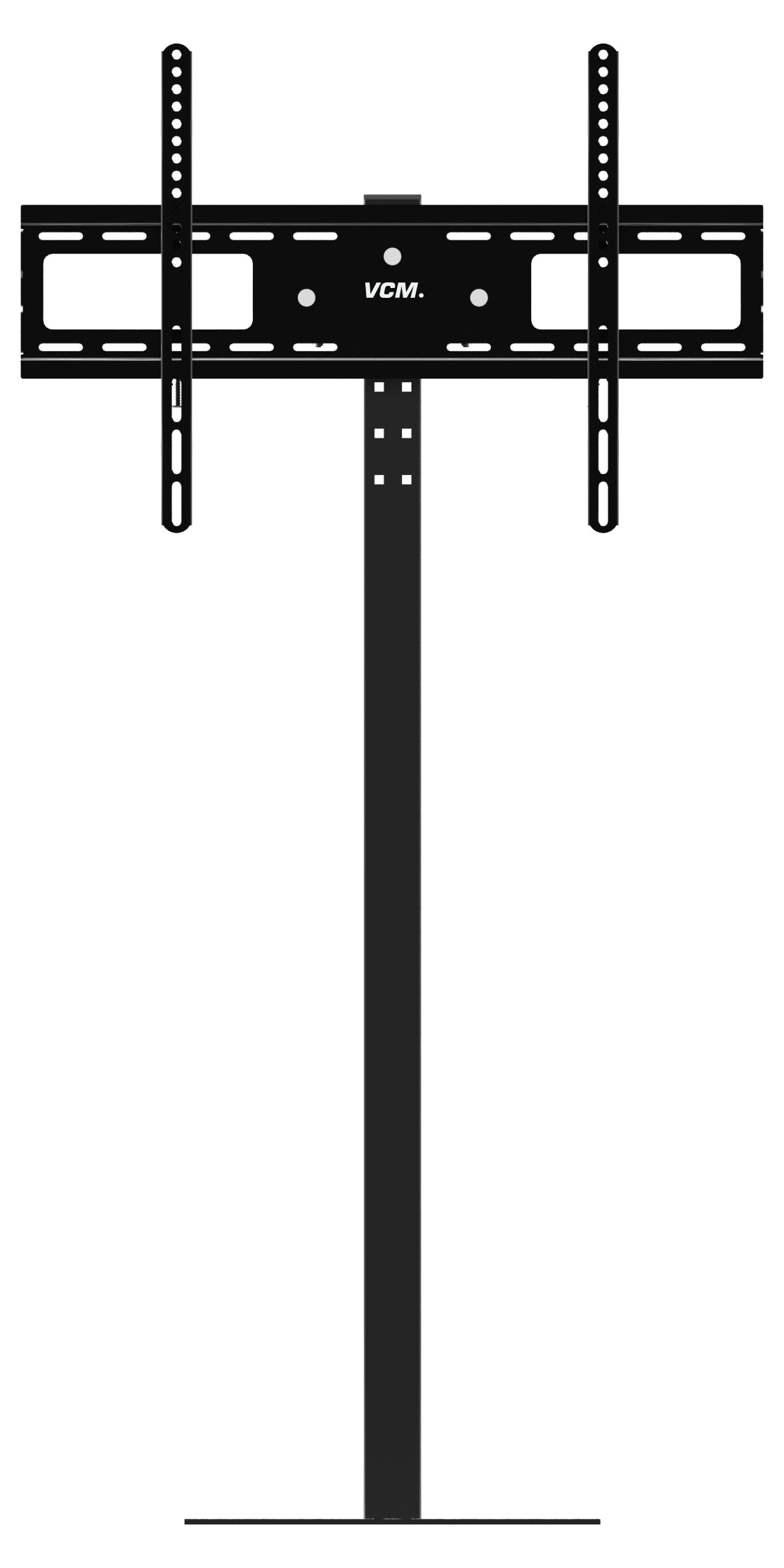VCM TV-Rack »VCM TV Standfuß höhenverstallbar | Ständer Fernseh Rack | Maße ca. H. 112 - 124 x B. 64 x T. 38 cm - Zanta«, (VCM Zanta)