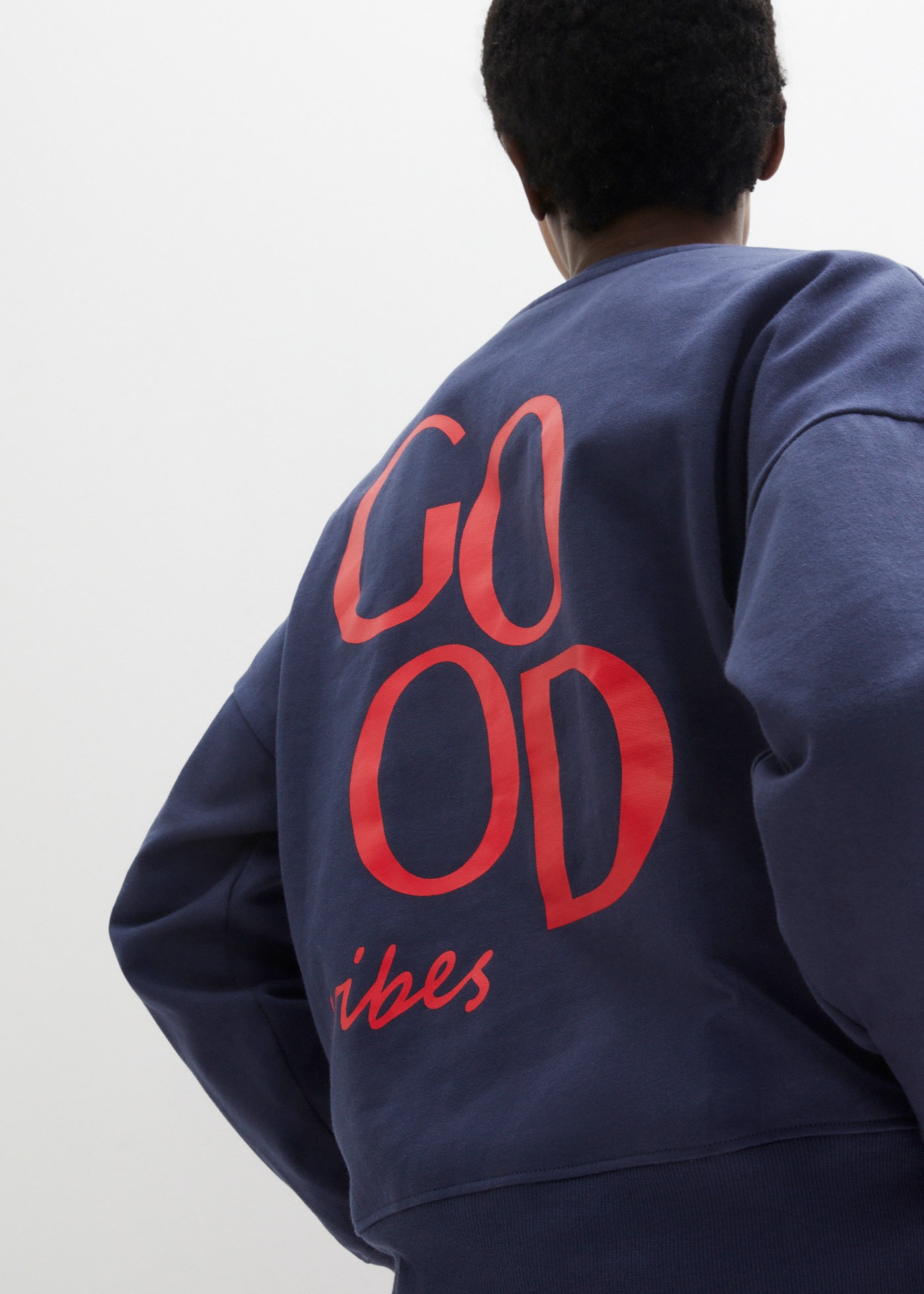 bonprix Sweatshirt , lässiger Schnitt, überschnittene Schulter, Oversize-Passform
