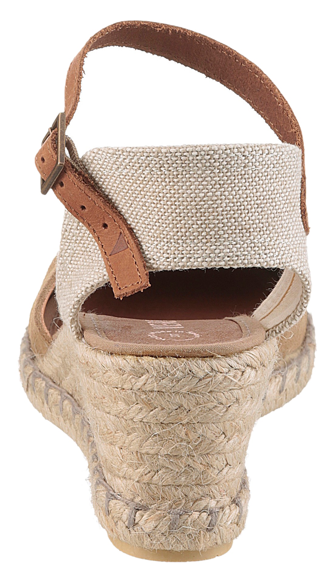 VERBENAS Sandalette »MALENA SERRAJE«, Sommerschuh, Riemchensandale, Urlaubschuh mit Keilabsatz
