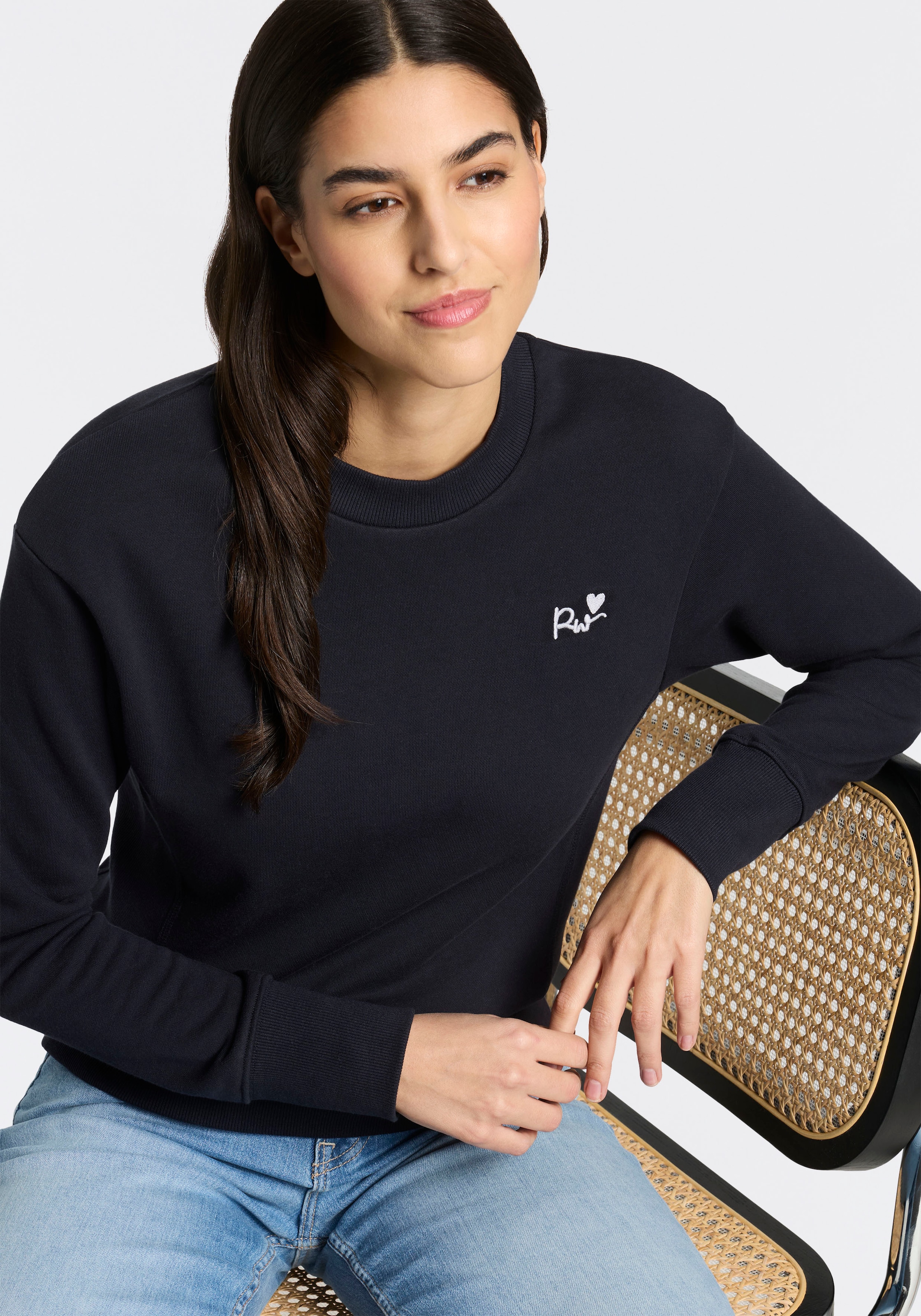 Ragwear Sweatshirt »AZALLEA O«, mit Logostickerei
