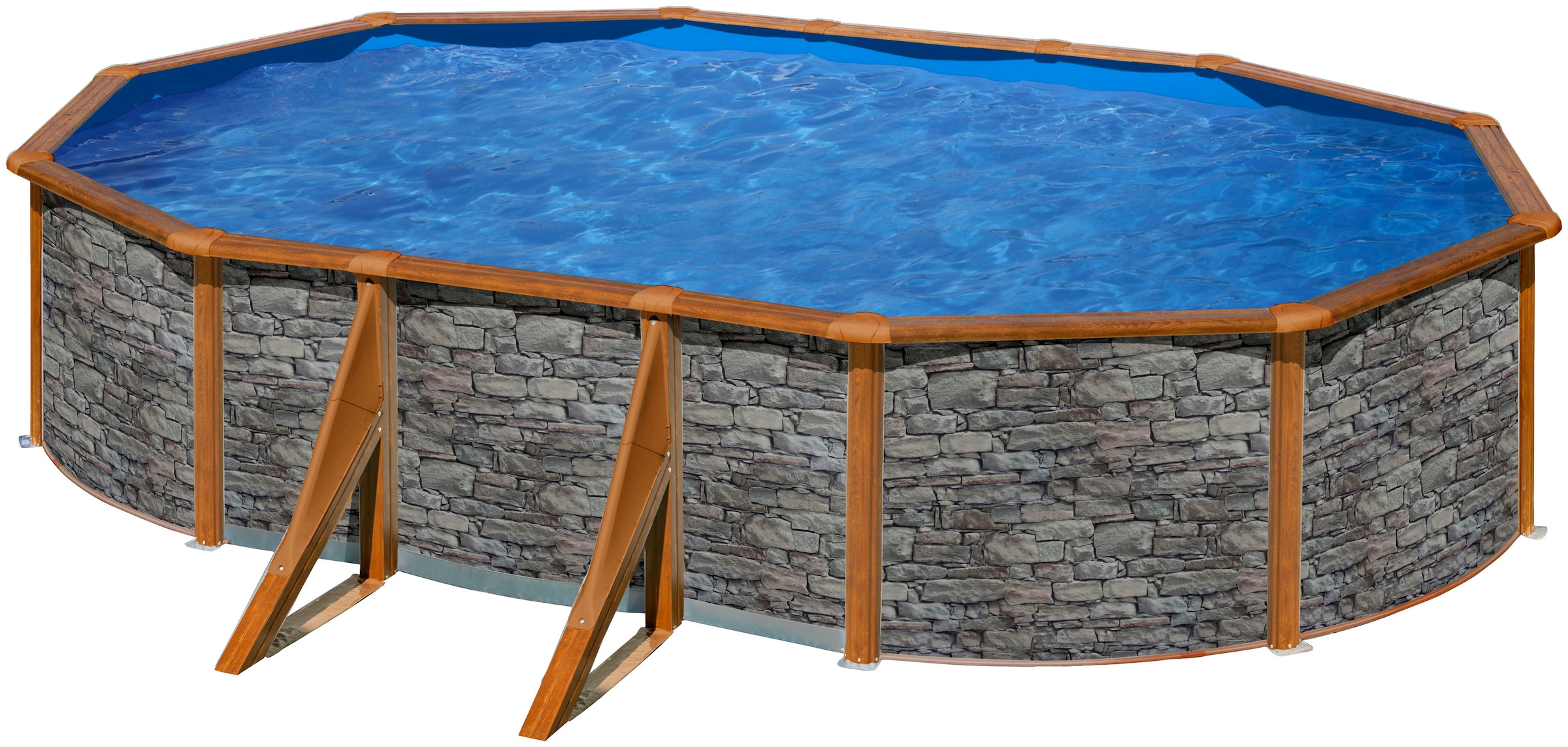 my POOL BWT Ovalpool »B 300 x L 500 x H 120 cm«, (Spar-Set, 6 tlg.), mit Solardusche