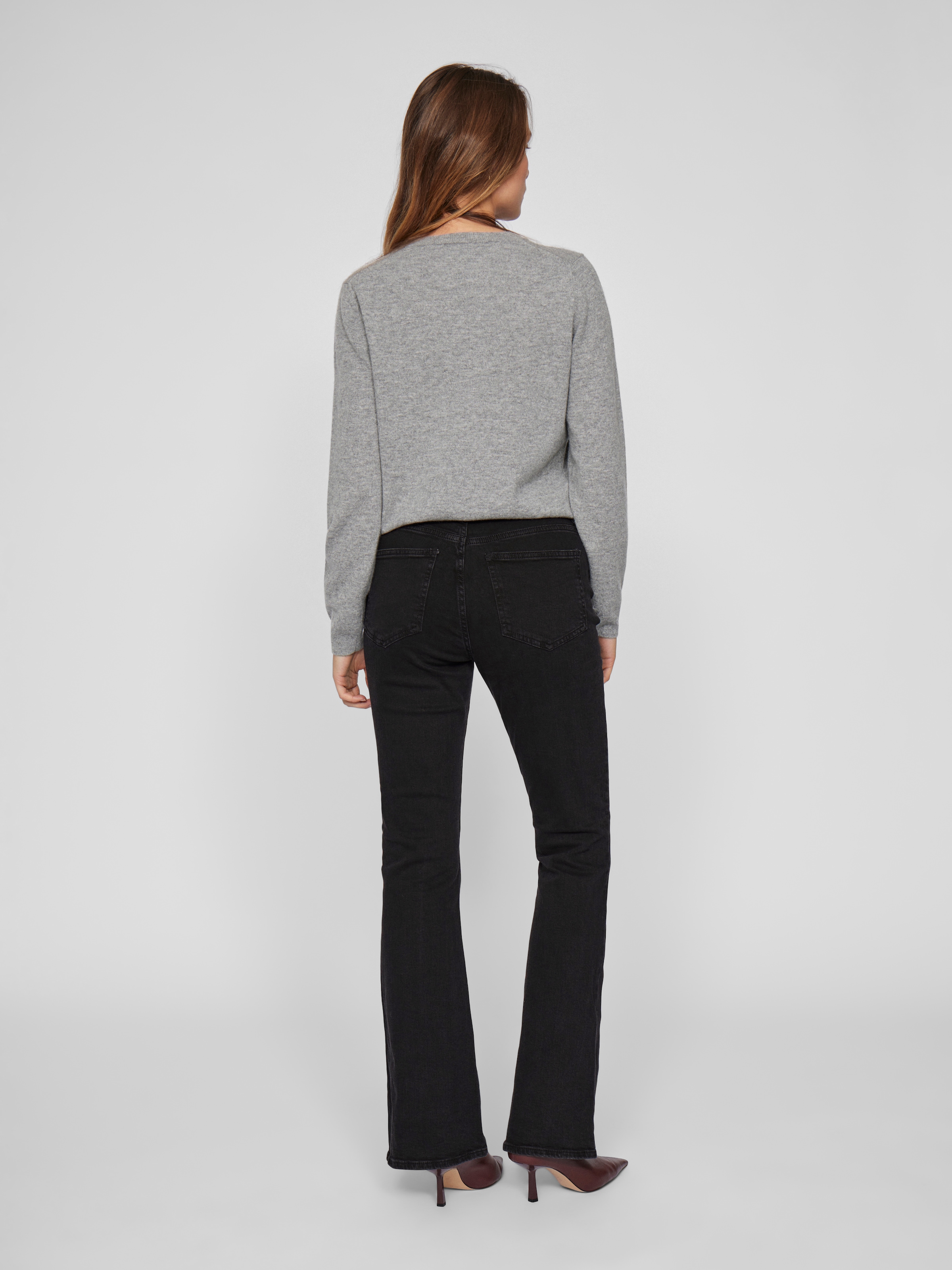Vila Bootcut-Jeans »VIBETTY RW FLARED JEANS BLK OSC221-NOOS«