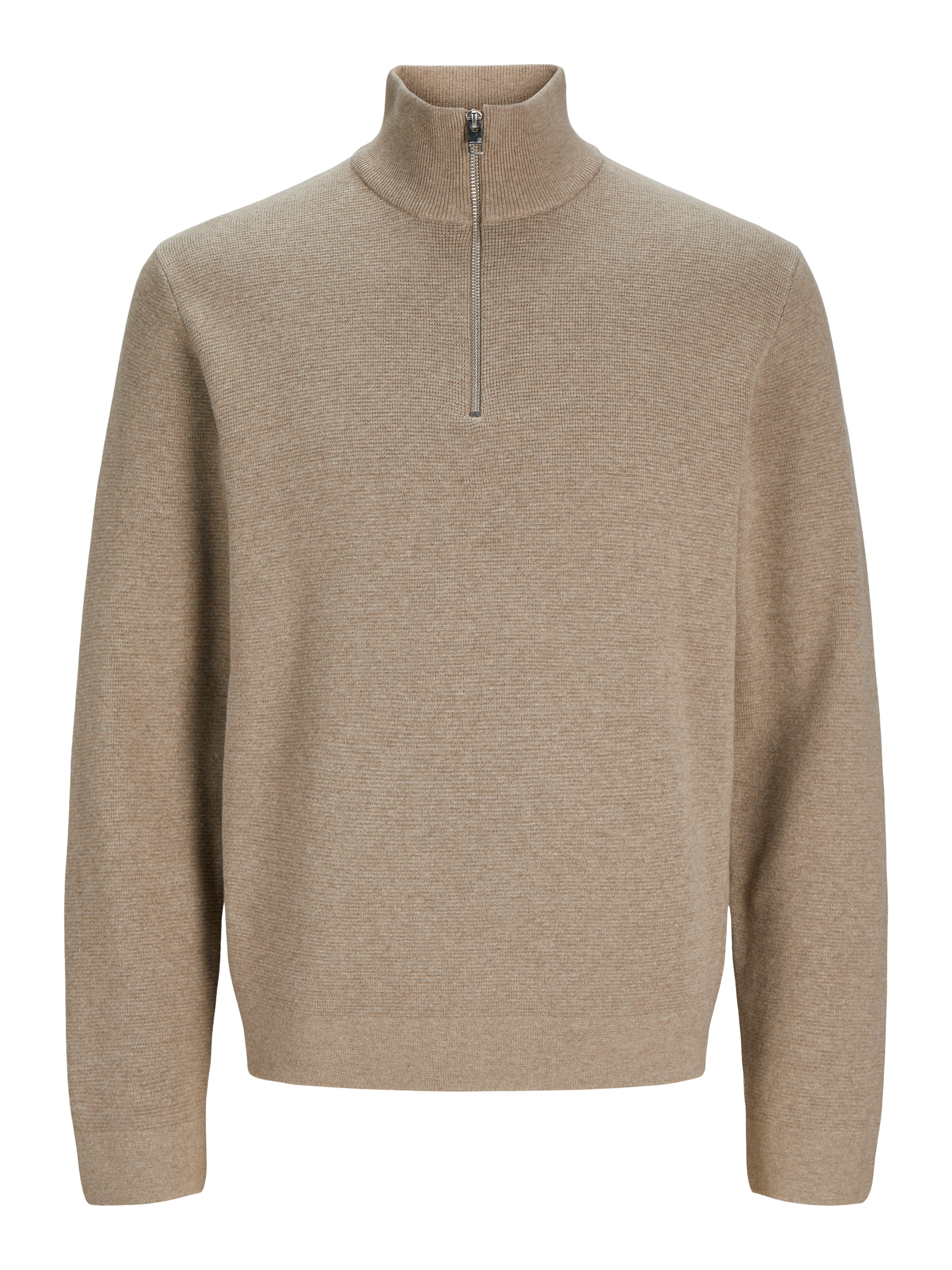 Jack & Jones Troyer »JPRBLAMILANO STITCH KNIT HALF ZIP SN« Baumwolle, relaxed fit