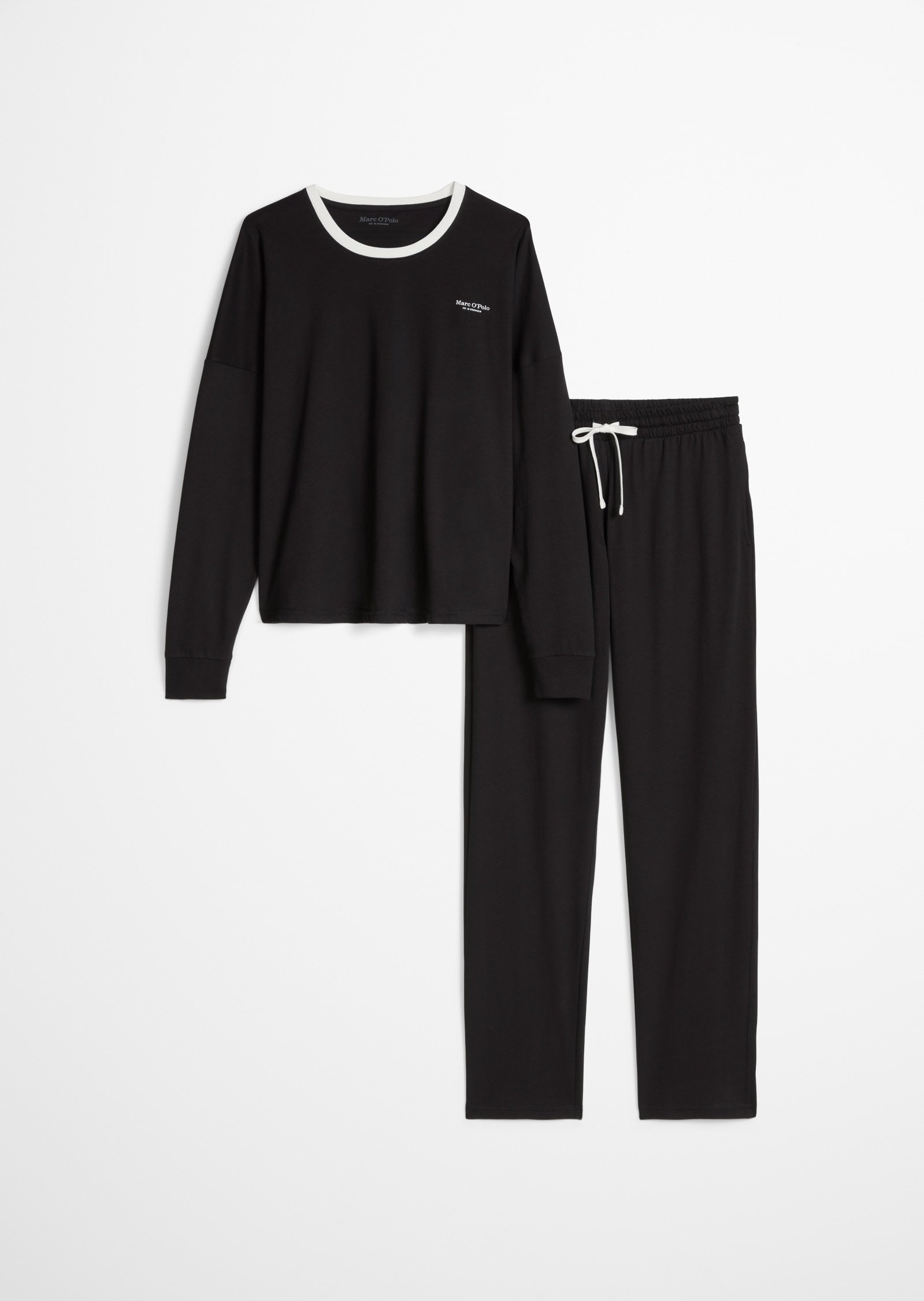 Marc O'Polo Pyjama »Mix & Match Cotton« aus Baumwoll-Jersey, mit geometrischen Prints und Streifen-Dessins