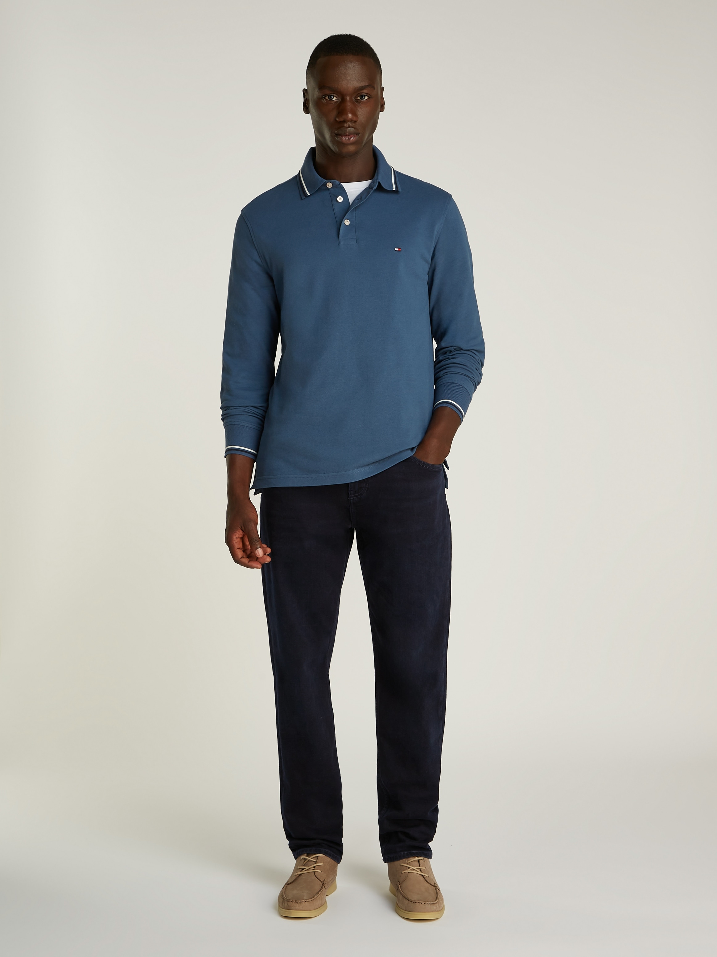 Tommy Hilfiger Straight-Jeans, in blauer Waschung