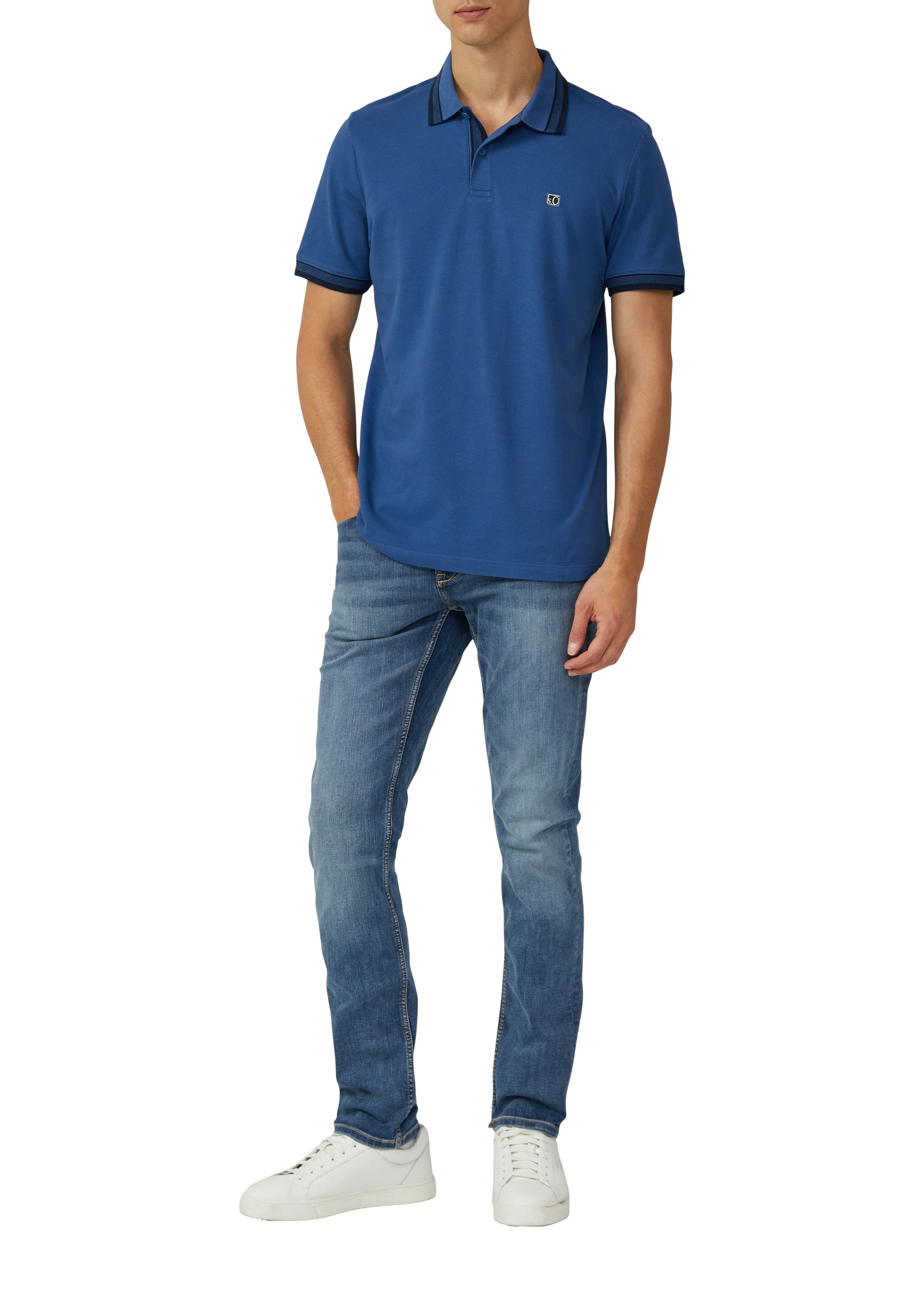 s.Oliver Poloshirt, mit Logo Stickerei