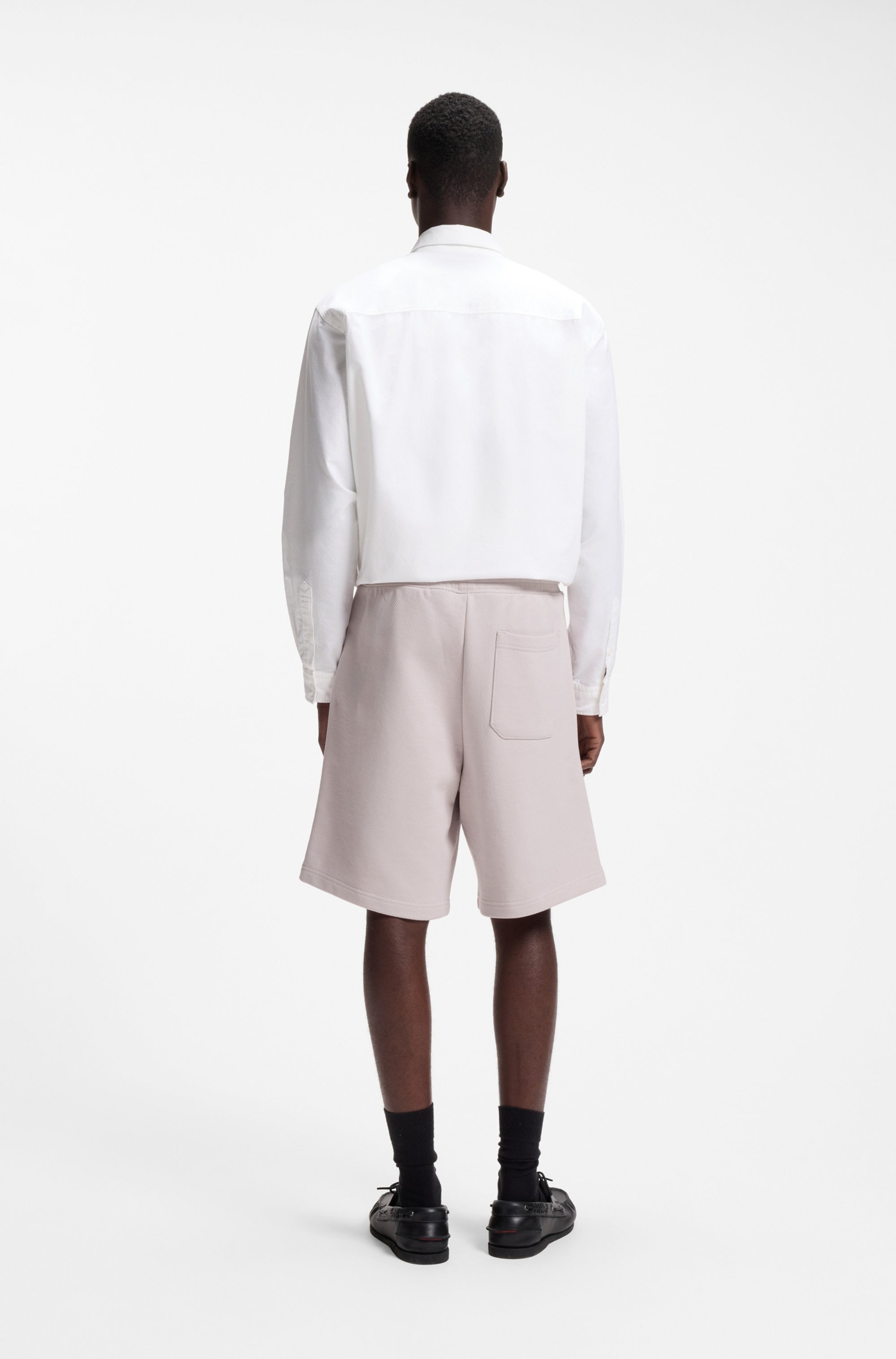 HUGO Blue Sweatshorts »Nomario«  mit großem Druck